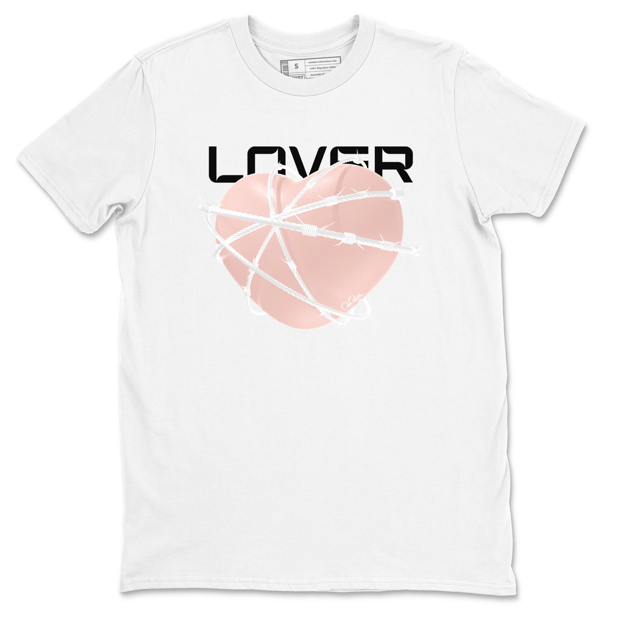 Heart Lover snkmatch Tees - Air Jordan 11 Legend Pink