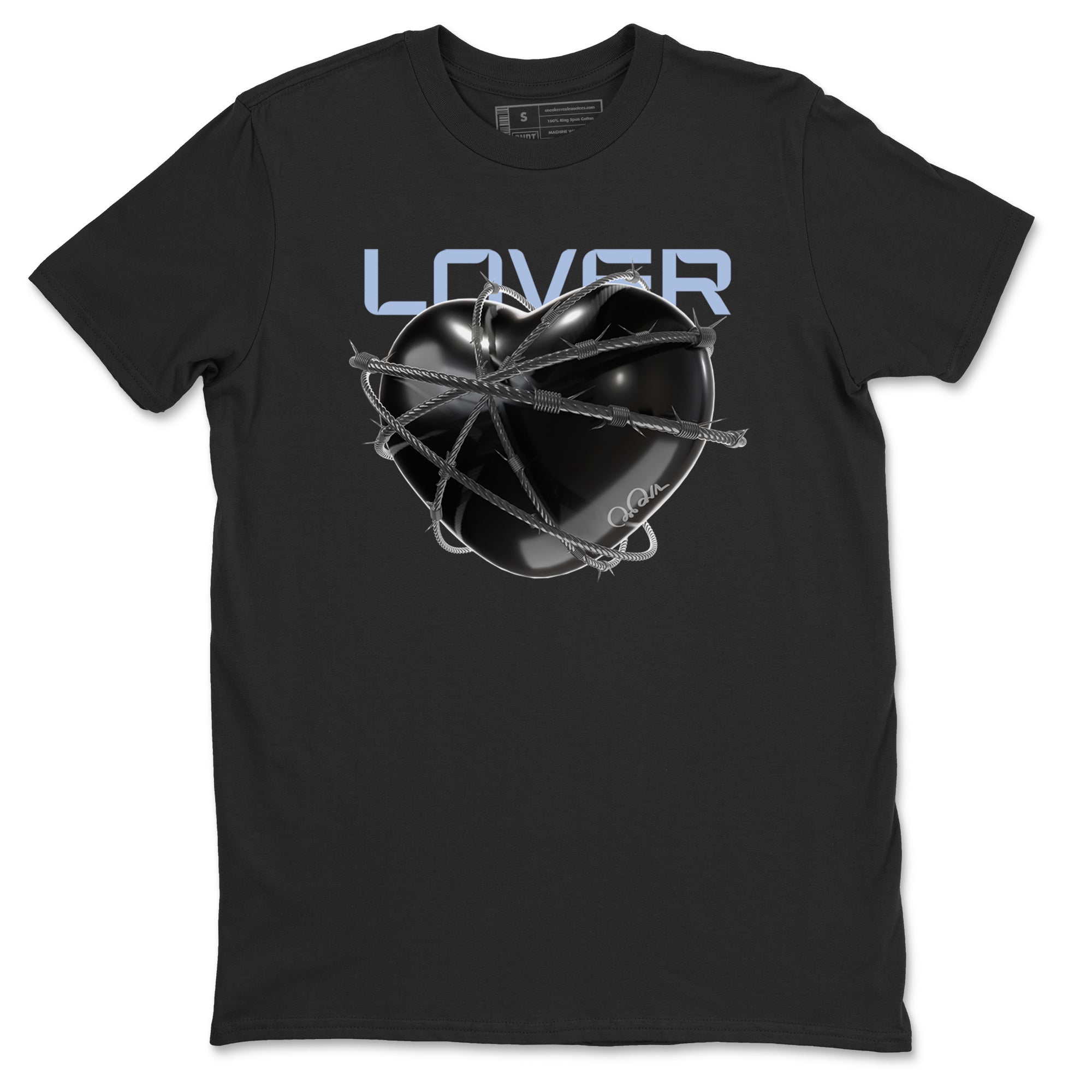 Heart Lover snkmatch Tee - Air Jordan 11 Black and Varsity Royal
