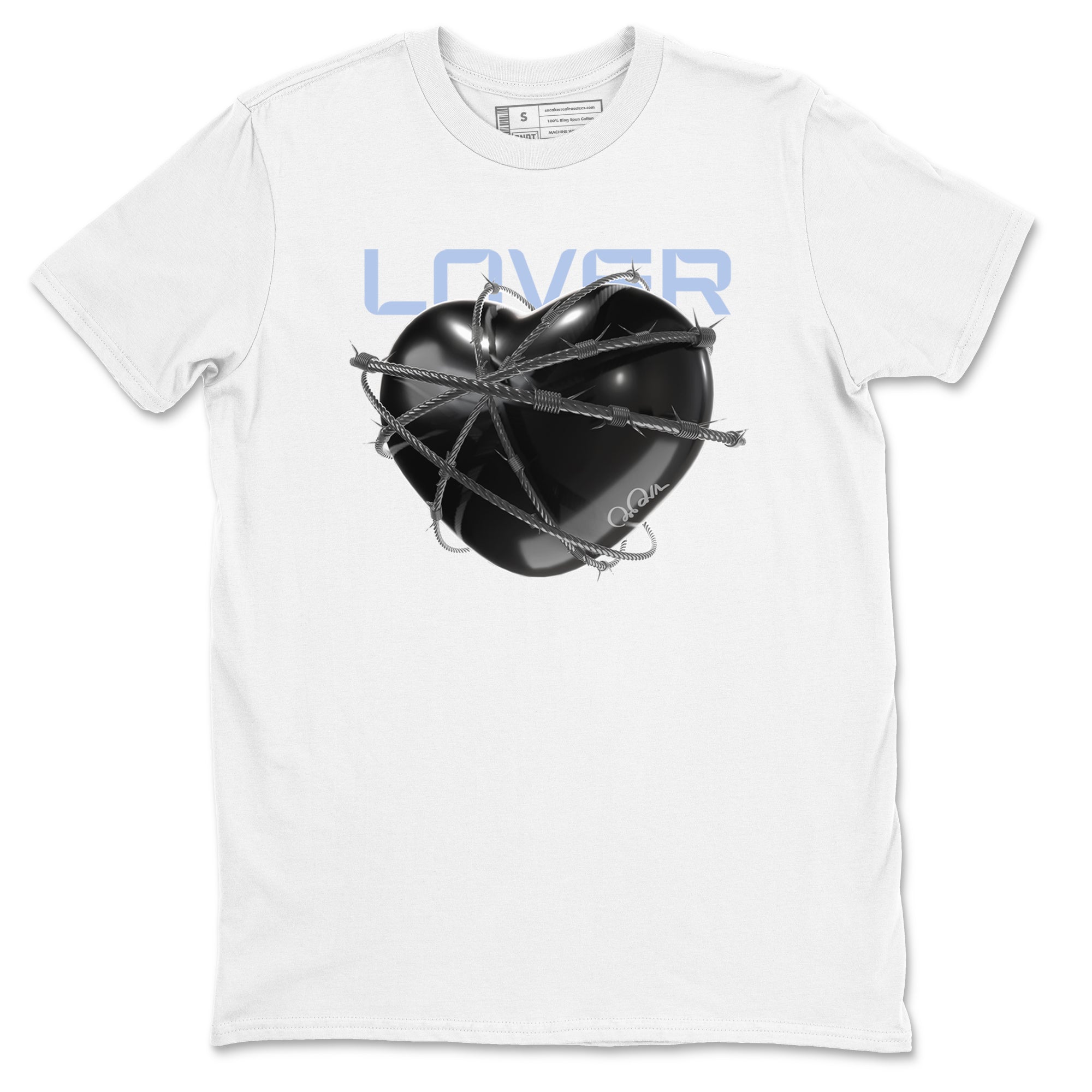 Heart Lover snkmatch Tee - Air Jordan 11 Black and Varsity Royal