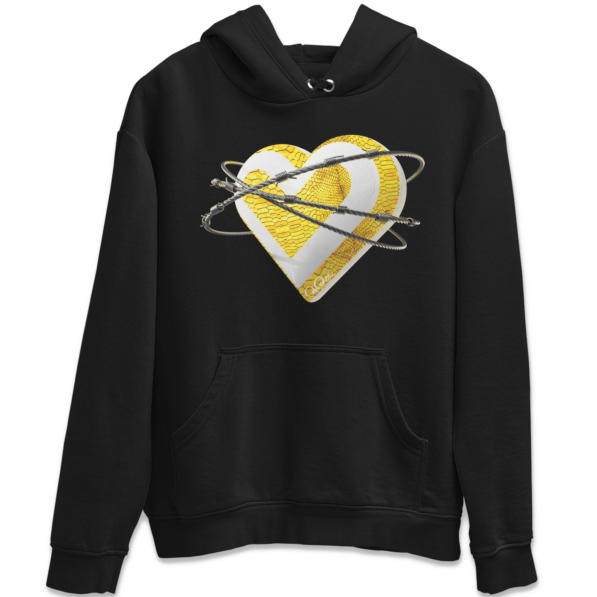 Heart Lover Unisex Tops - Air Jordan 11 Yellow Python