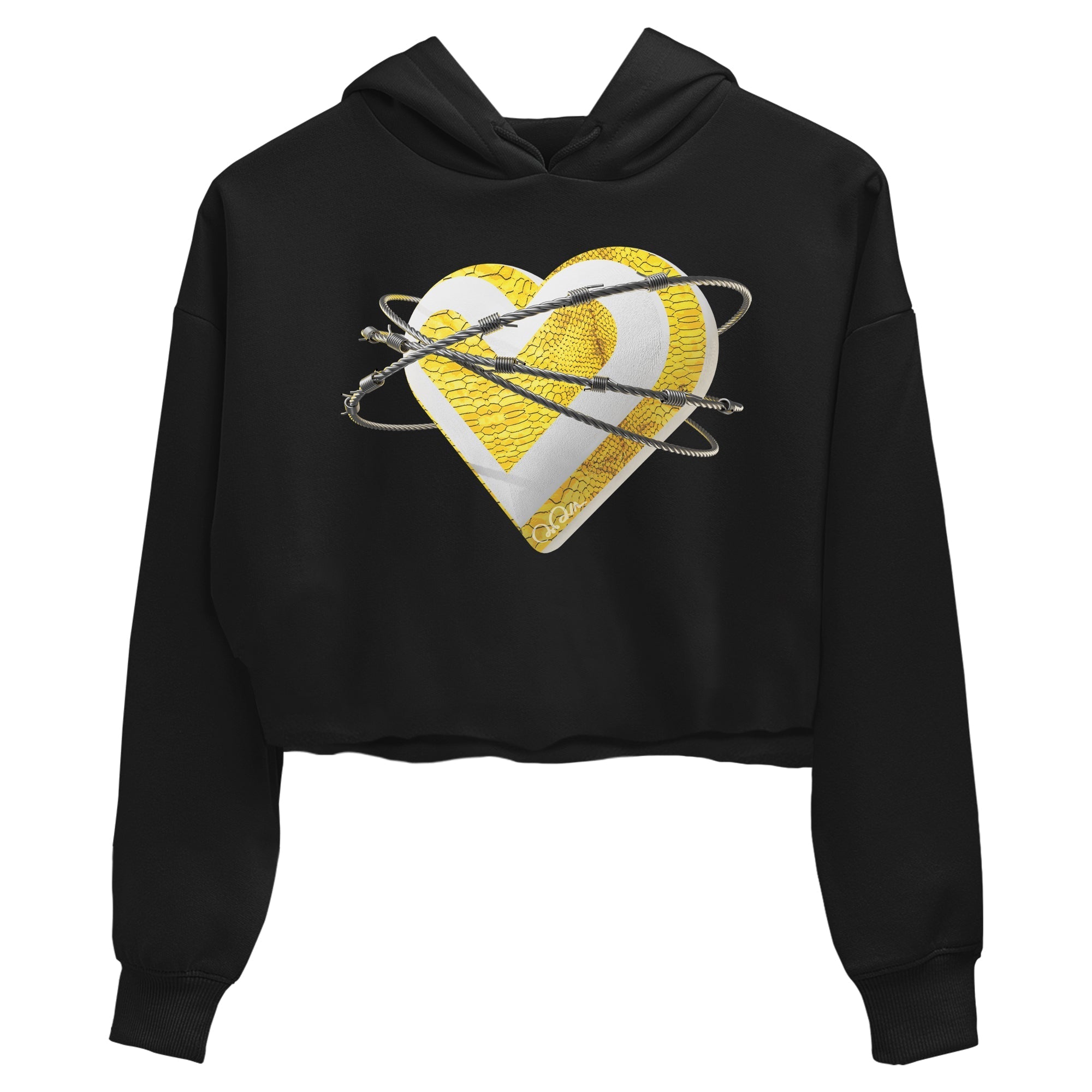 Heart Lover Women's Tops - Air Jordan 11 Yellow Python