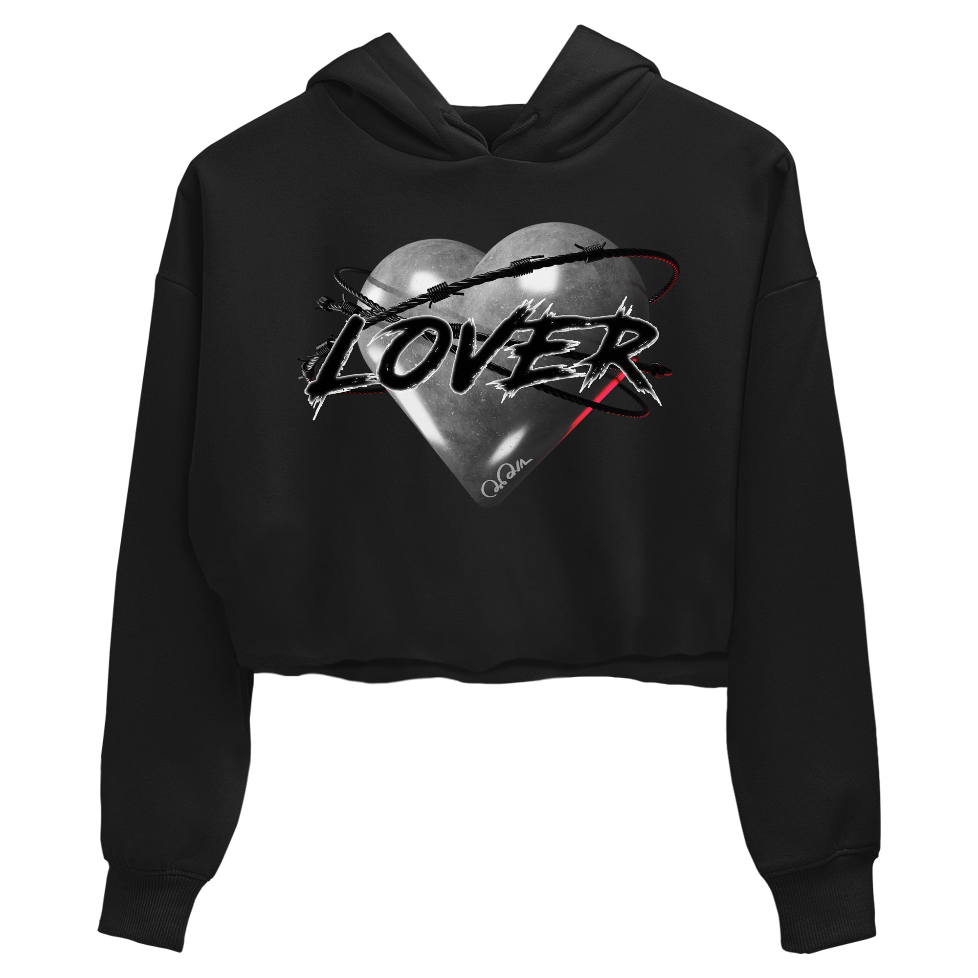 Heart Lover Women's Tops - Air Jordan 14 Metallic Silver