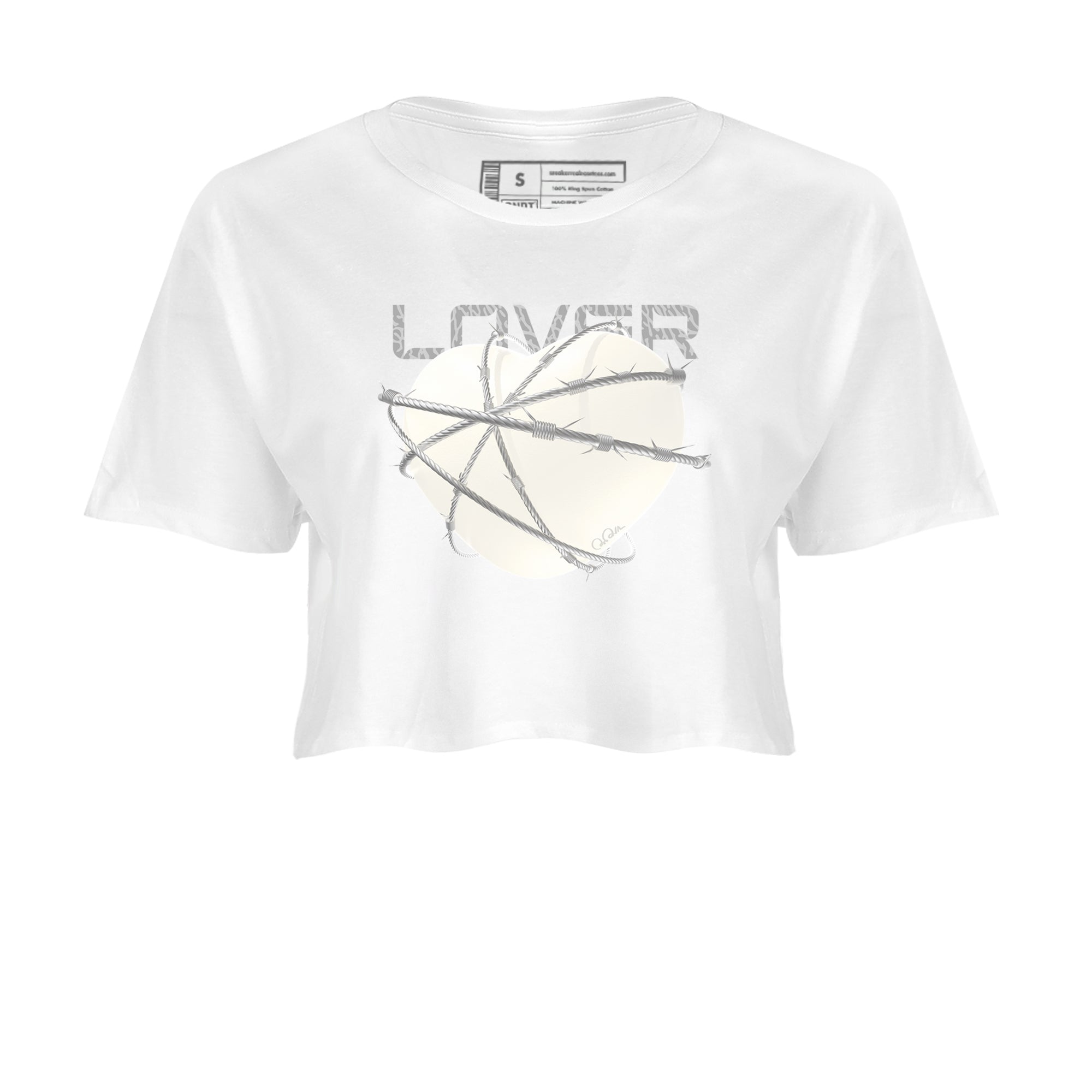 Heart Lover snkmatch Women's Top - Air Jordan 3 Ivory