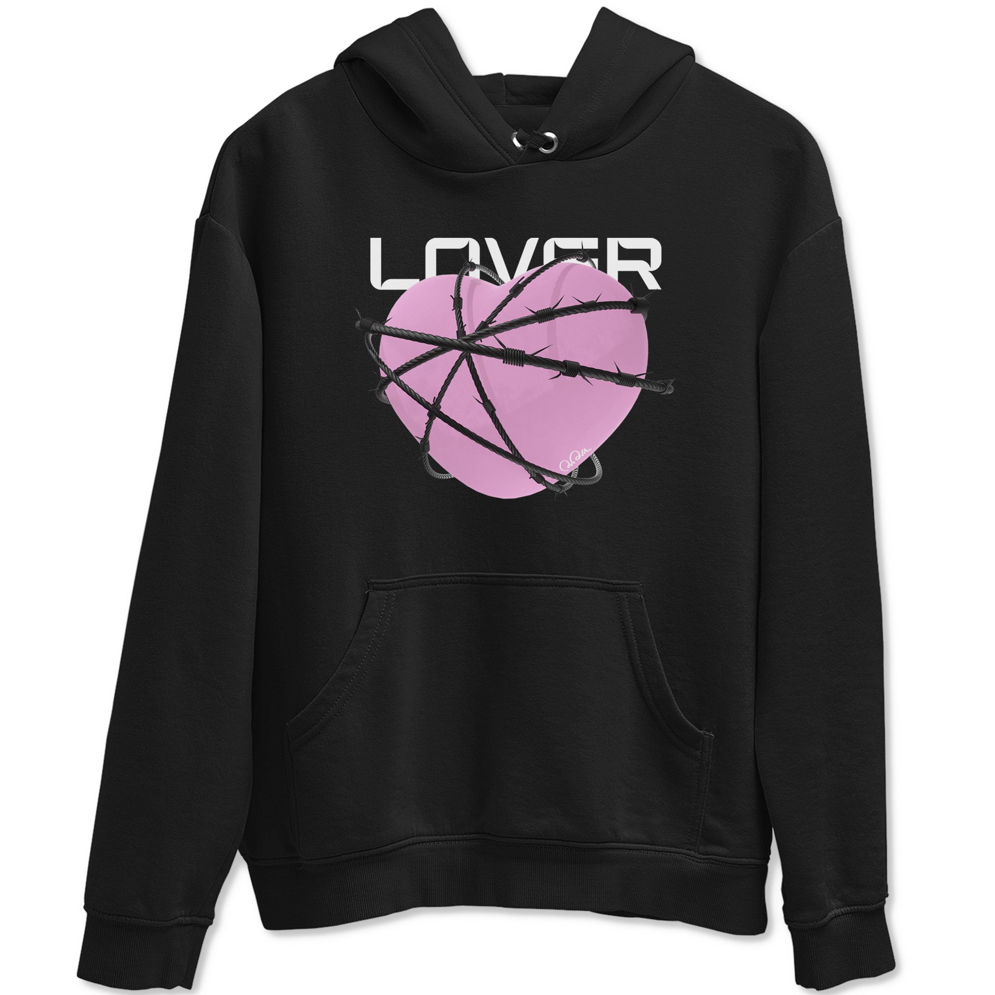 Heart Lover snkmatch Tees - Air Jordan 4 Orchid