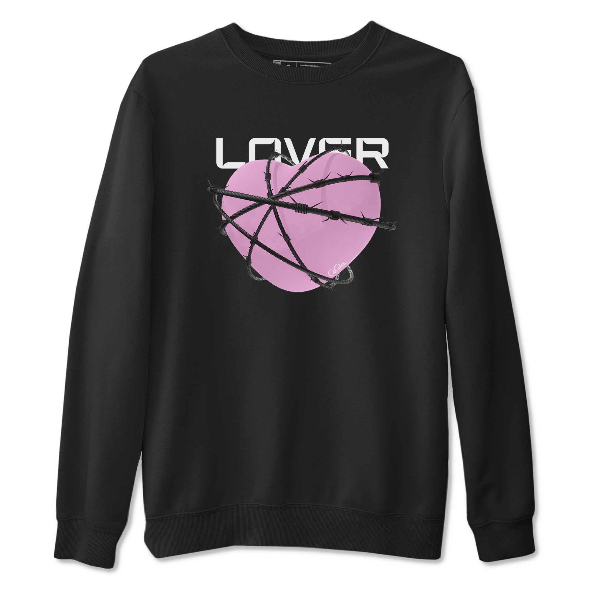 Heart Lover snkmatch Tees - Air Jordan 4 Orchid