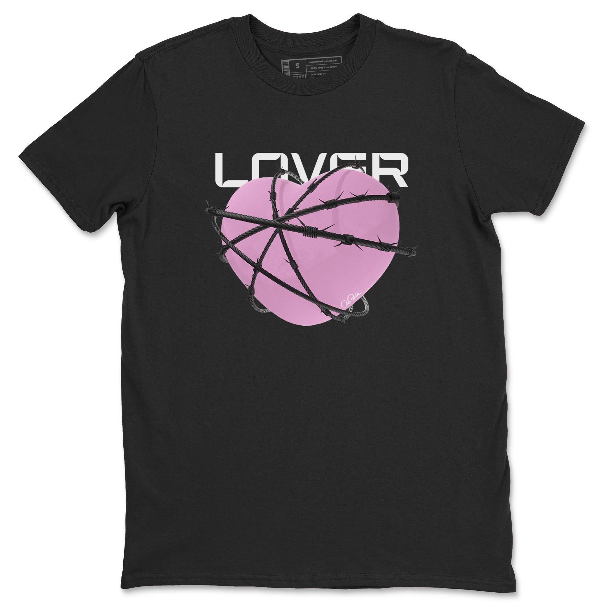 Heart Lover snkmatch Tees - Air Jordan 4 Orchid