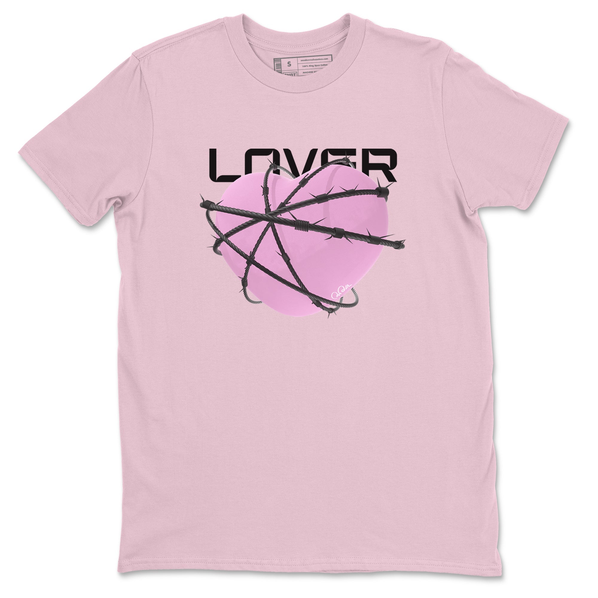 Heart Lover snkmatch Tees - Air Jordan 4 Orchid