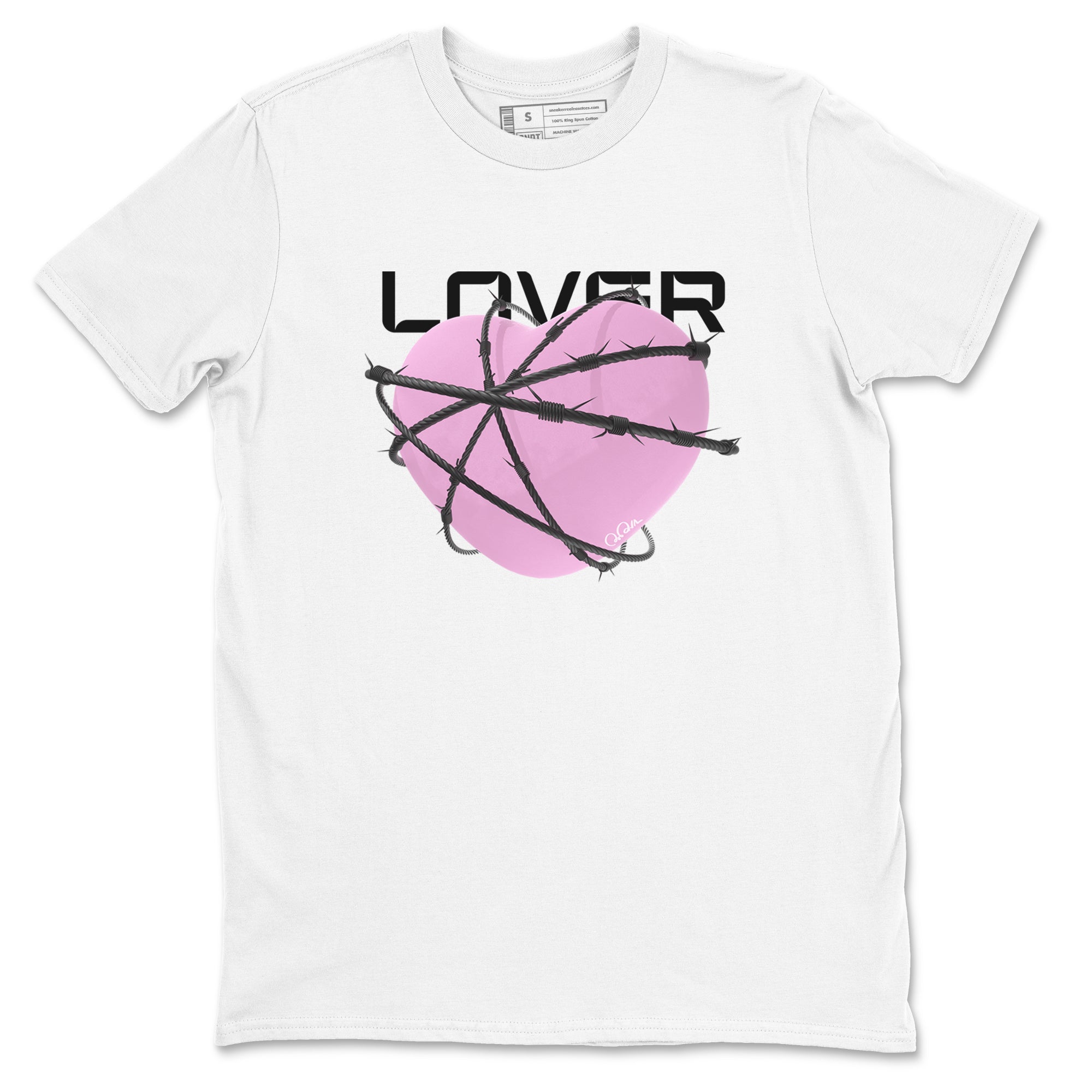 Heart Lover snkmatch Tees - Air Jordan 4 Orchid