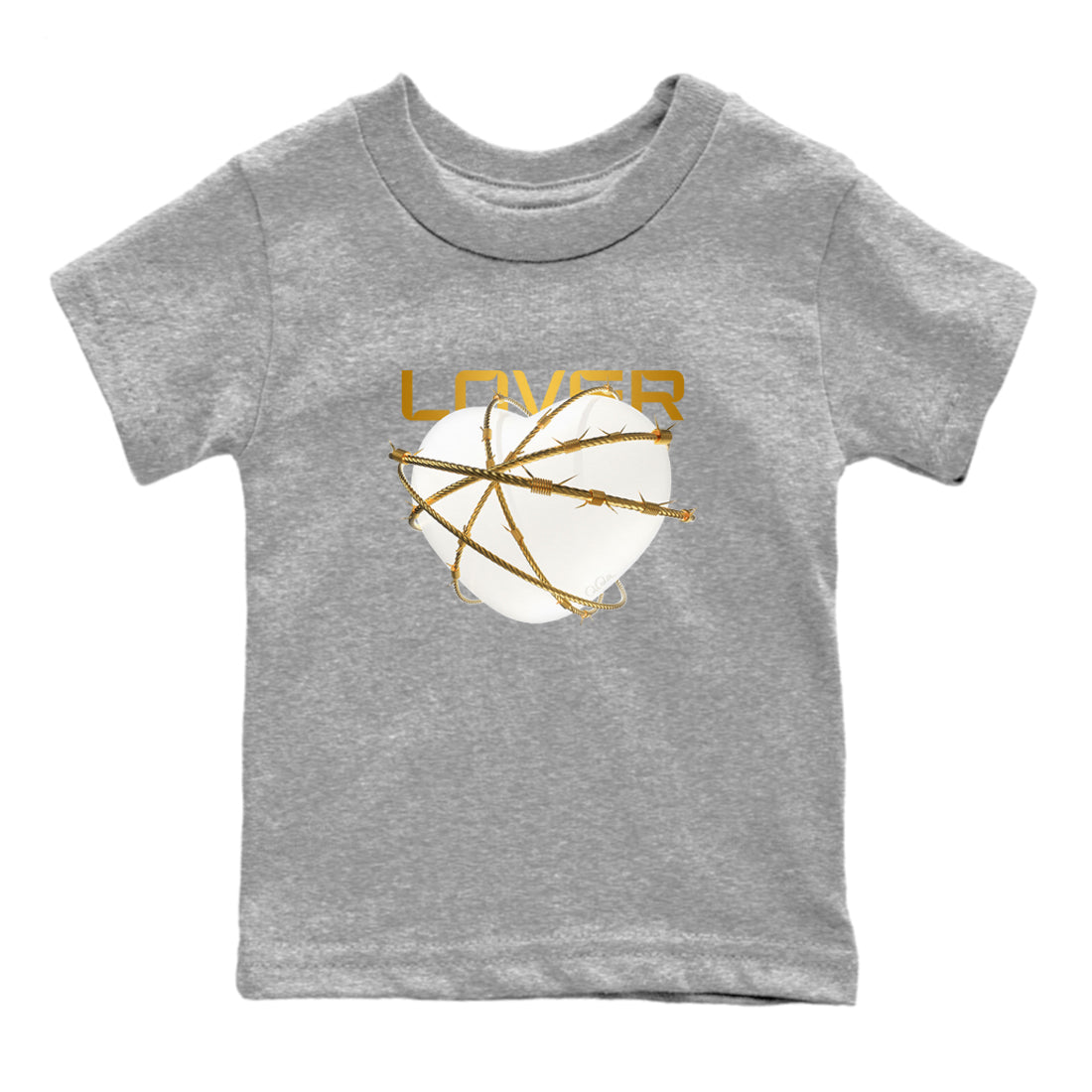 Heart Lover snkmatch Tees Kids - Air Jordan 4 Sail 2024