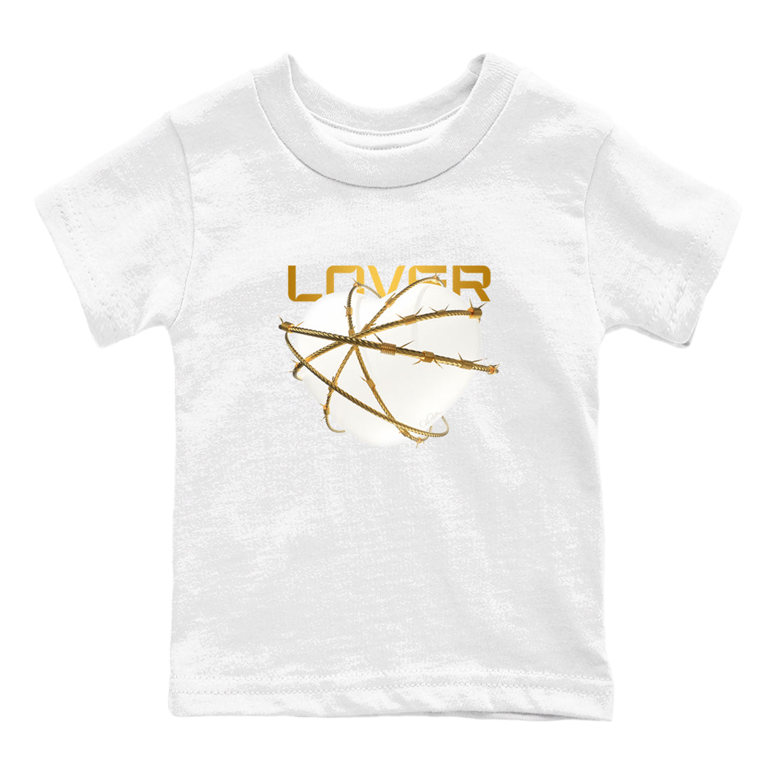 Heart Lover snkmatch Tees Kids - Air Jordan 4 Sail 2024