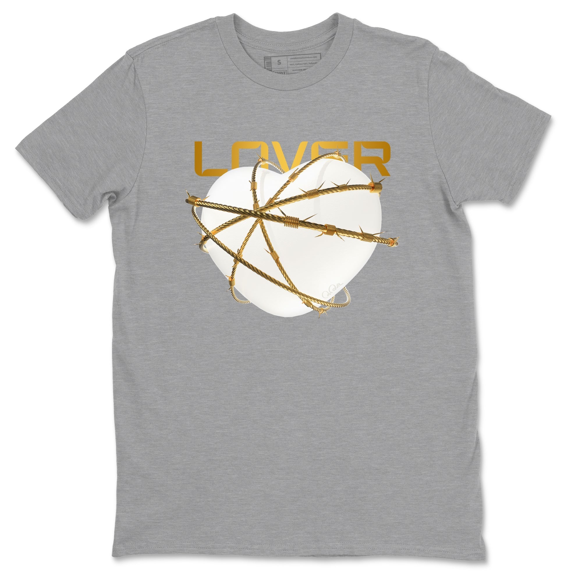 Heart Lover snkmatch Tees - Air Jordan 4 Sail 2024