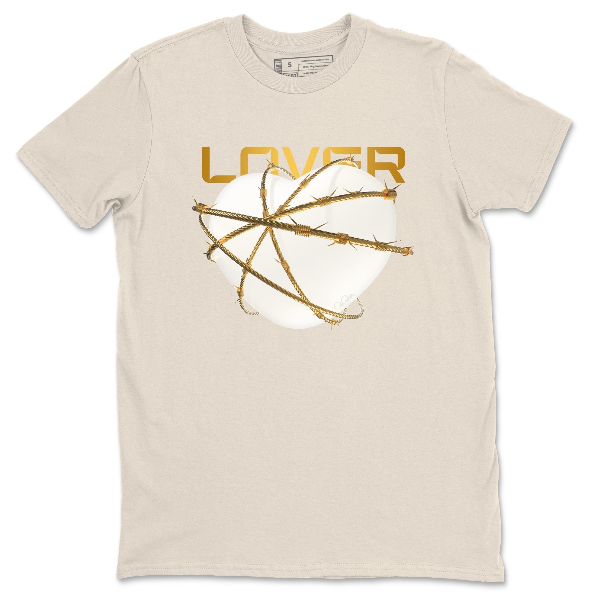 Heart Lover snkmatch Tees - Air Jordan 4 Sail 2024