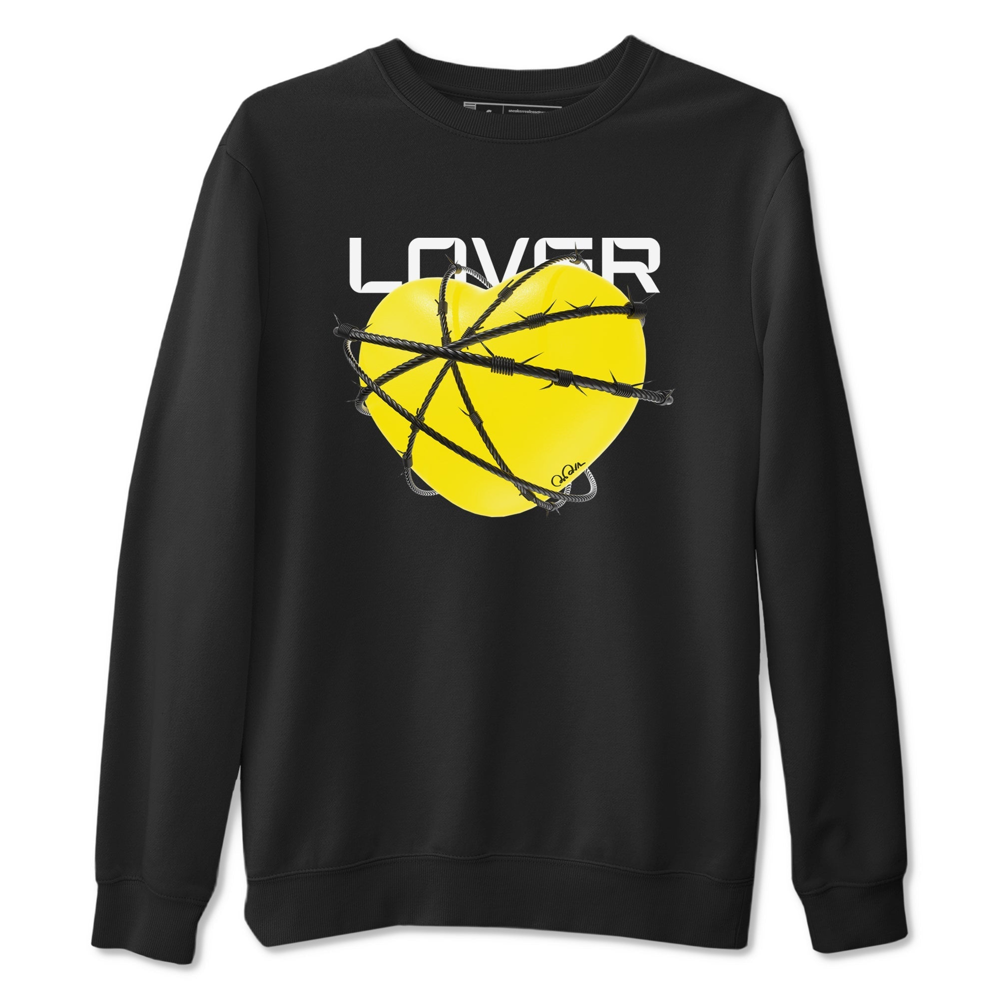 Heart Lover snkmatch Tees - Air Jordan 4 Vivid Sulfur