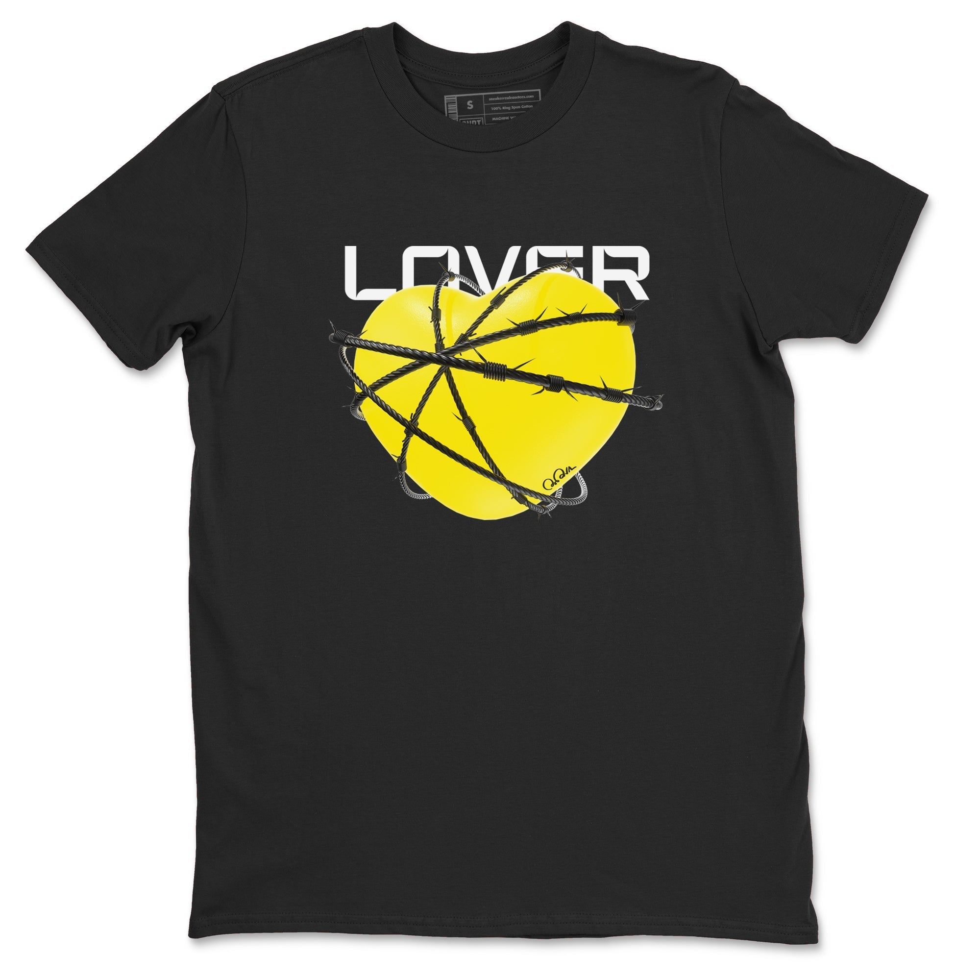 Heart Lover snkmatch Tees - Air Jordan 4 Vivid Sulfur