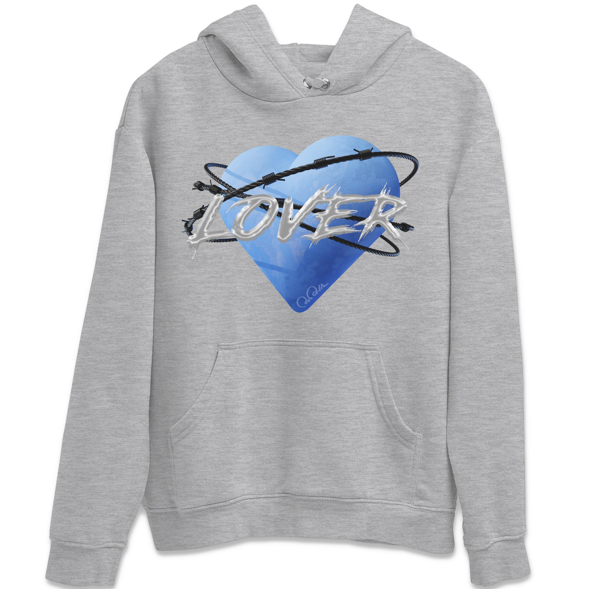 Heart Lover Unisex Tops - Air Jordan 5 UNC