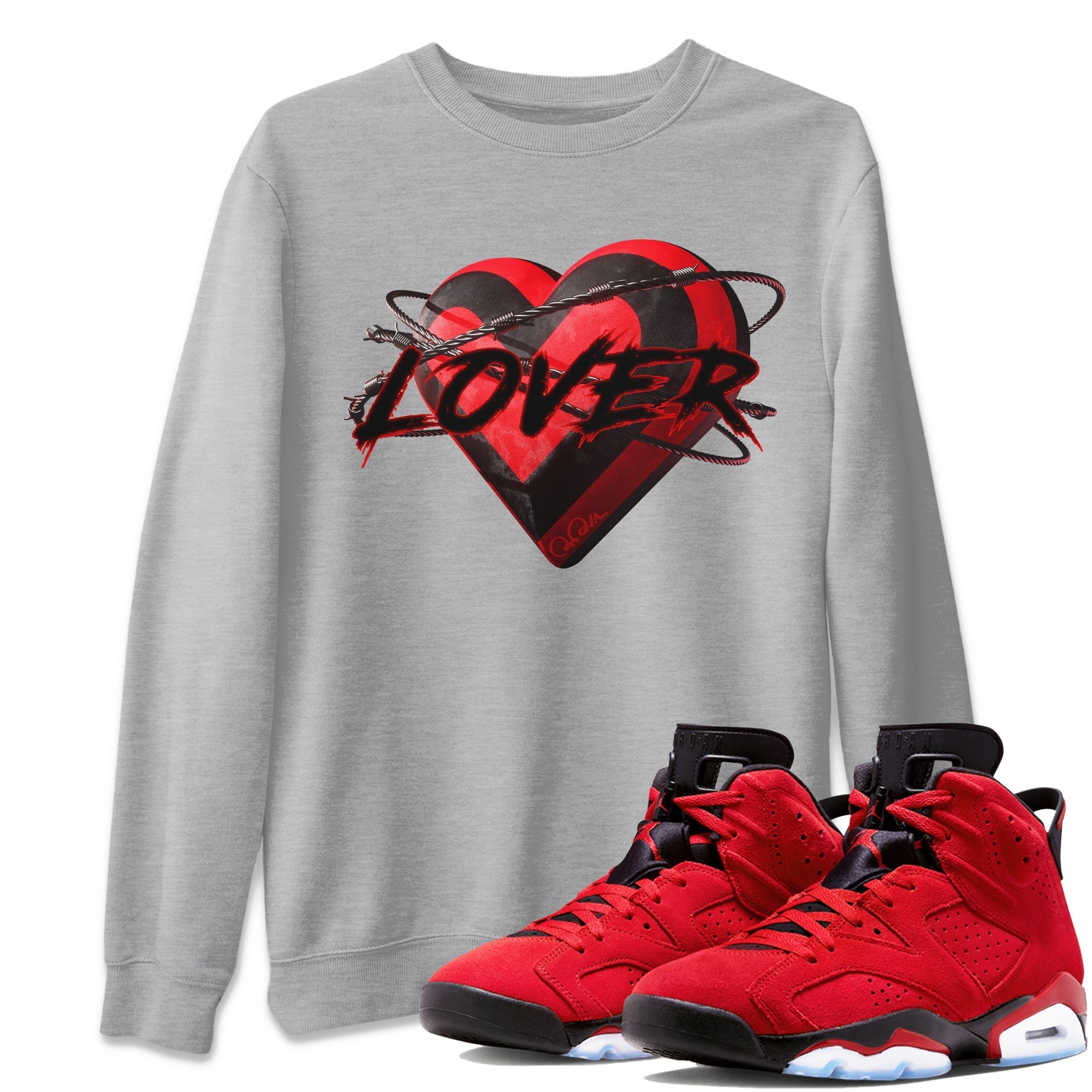 Heart Lover Unisex Tops - Air Jordan 6 Toro Bravo