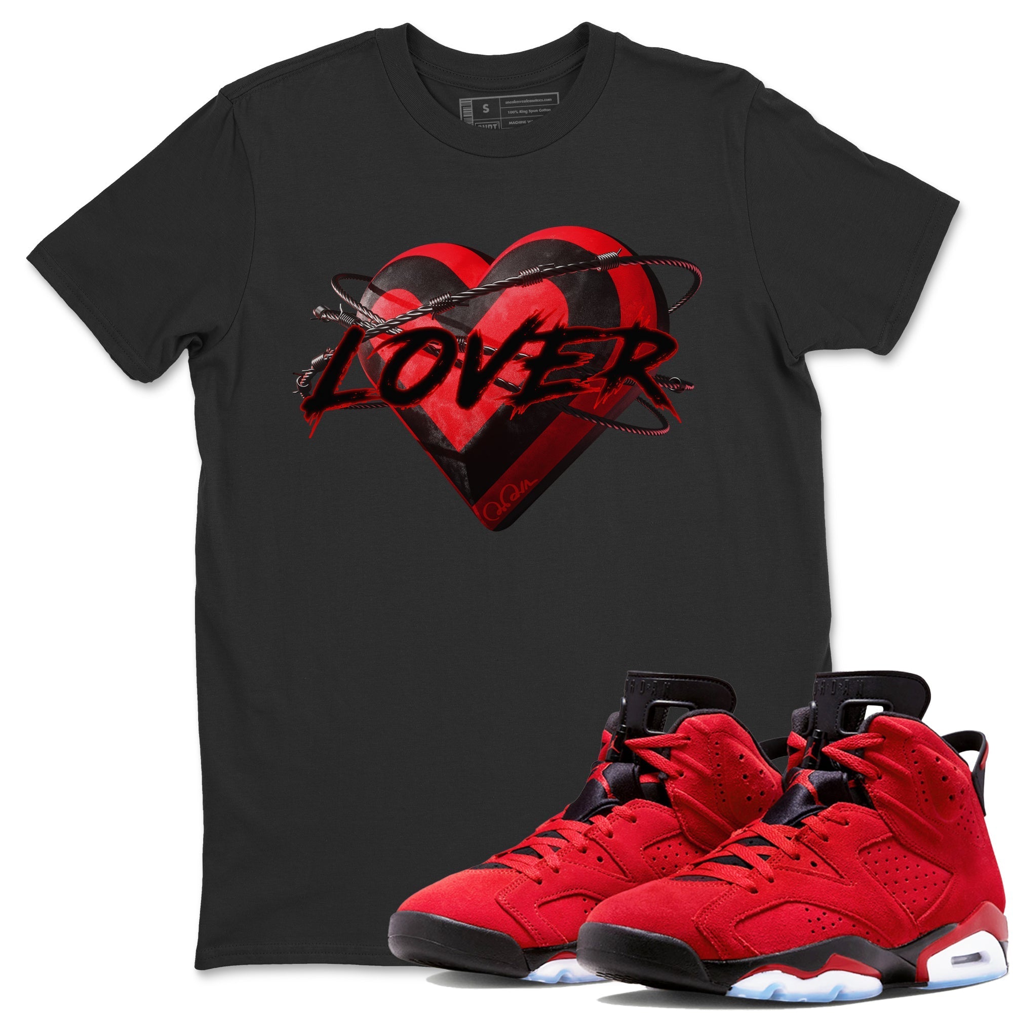 Heart Lover Unisex Tops - Air Jordan 6 Toro Bravo