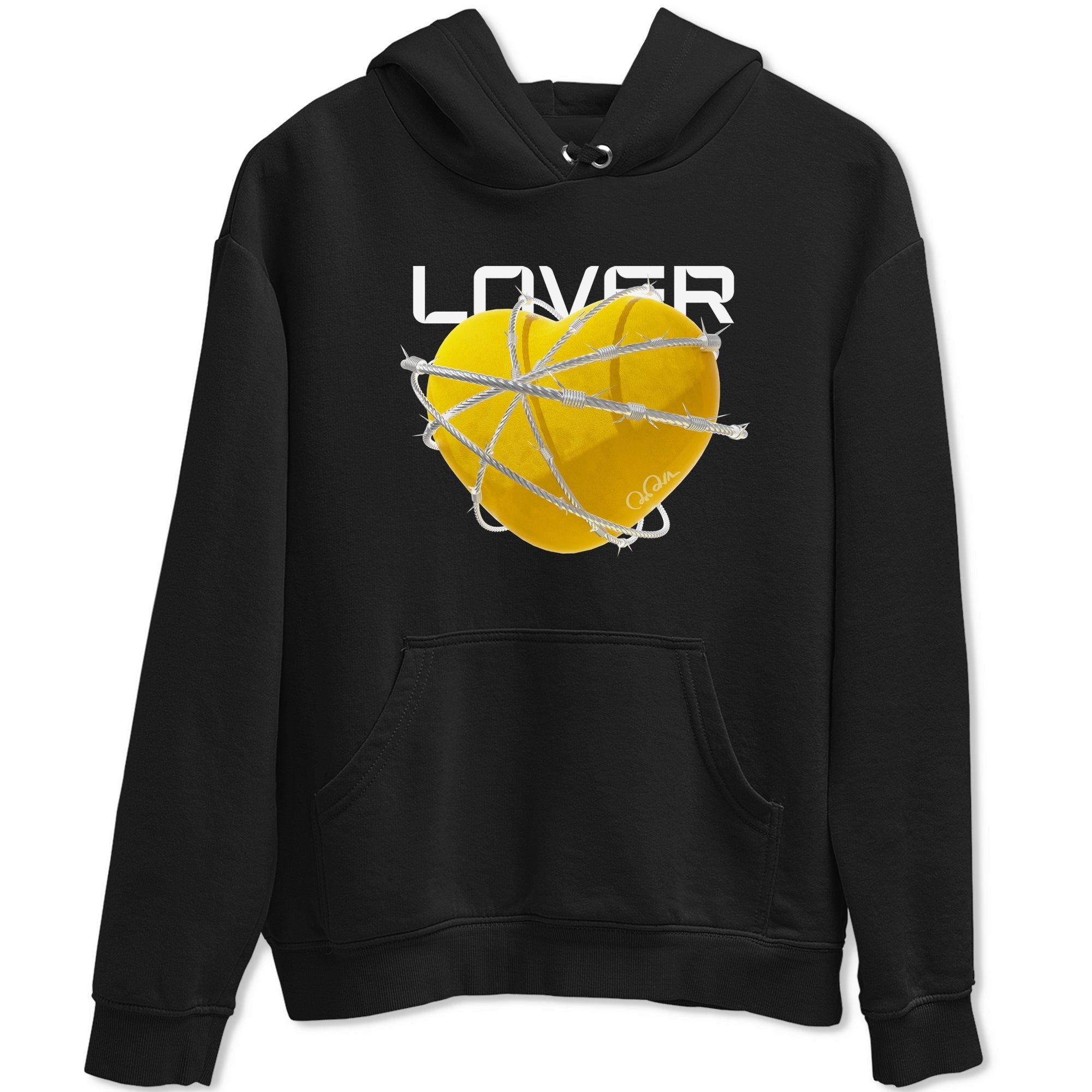 Heart Lover snkmatch Tee - Air Jordan 6 Yellow Ochre