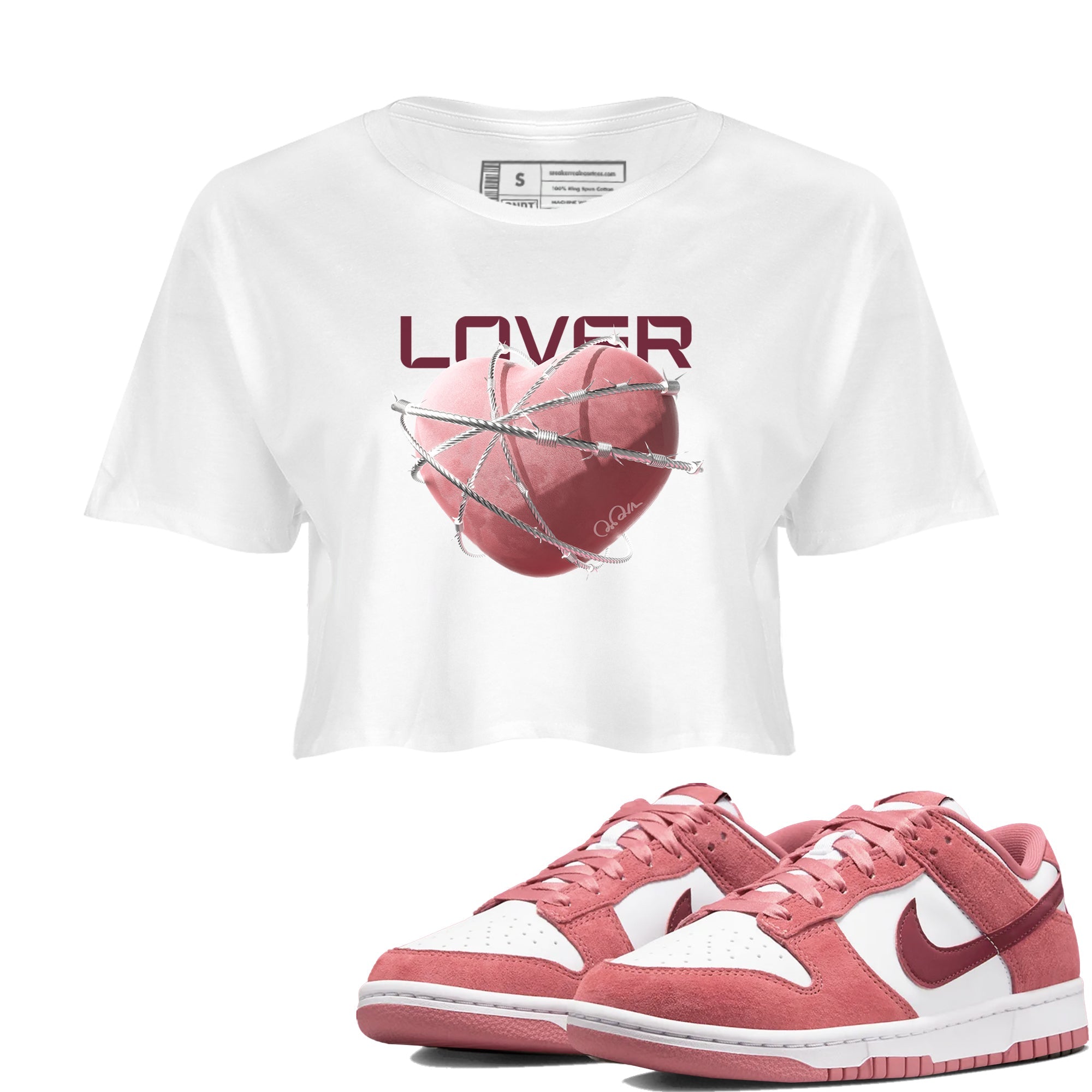 Heart Lover snkmatch Women's Top - Dunk Valentines Day 2024