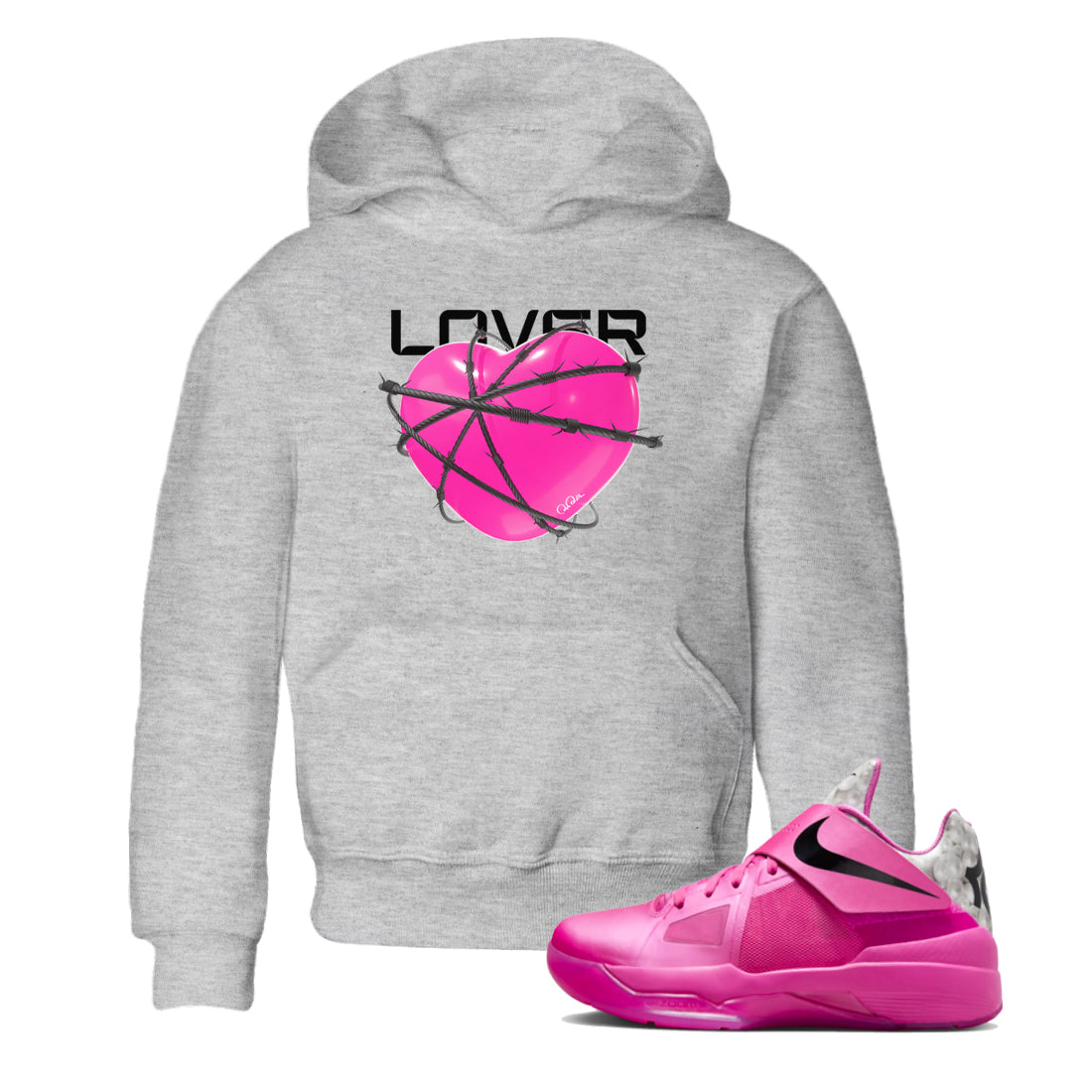 Heart Lover snkmatch Tees Kids - KD 4 Aunt Pearl