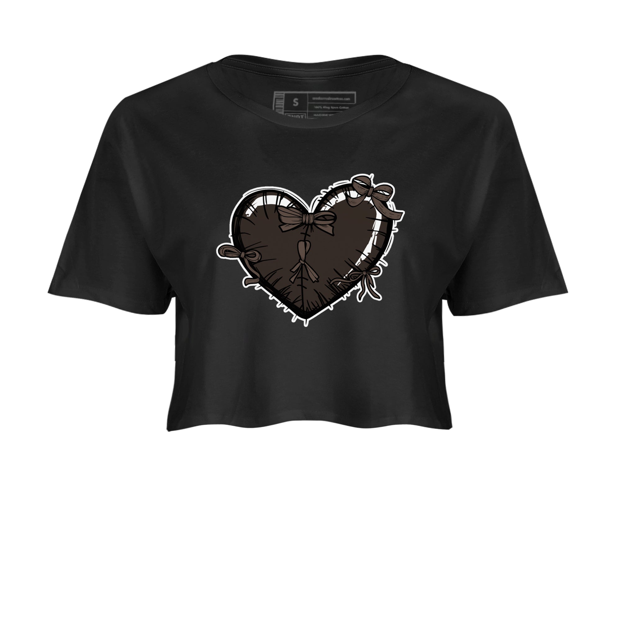 Heart with Ribbons snkmatch Women's Top - Air Jordan 1 Travis Scott Velvet Brown