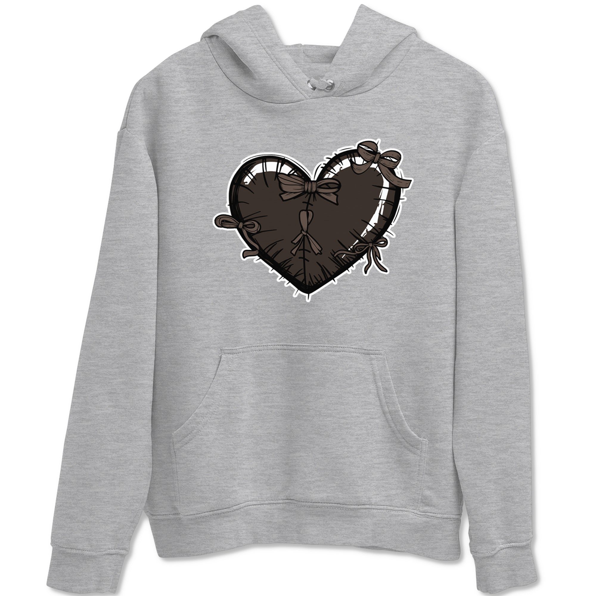 Heart with Ribbons snkmatch Tees - Air Jordan 1 Travis Scott Velvet Brown
