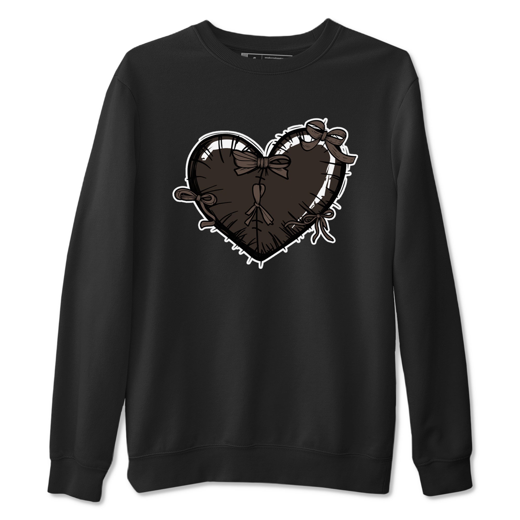 Heart with Ribbons snkmatch Tees - Air Jordan 1 Travis Scott Velvet Brown
