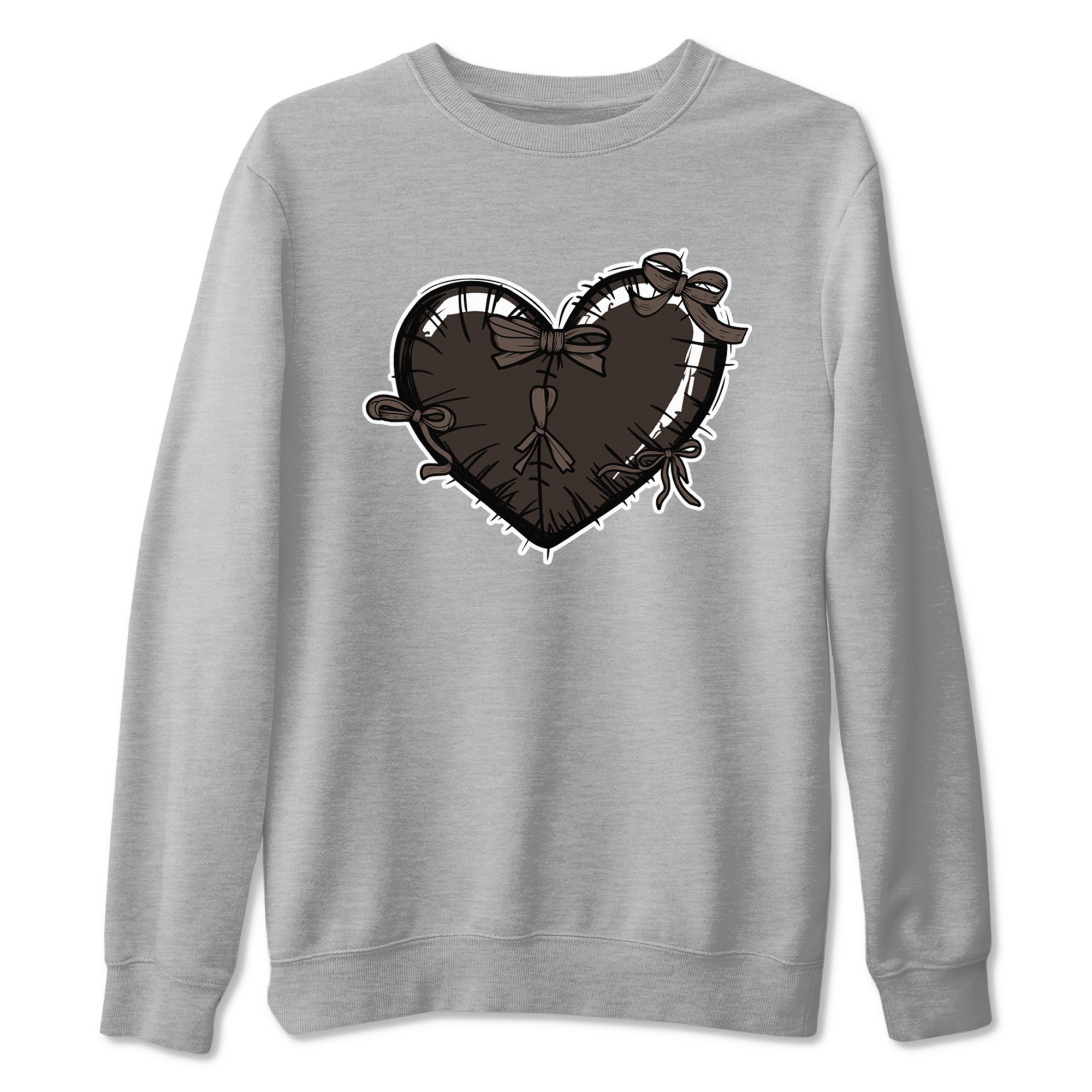 Heart with Ribbons snkmatch Tees - Air Jordan 1 Travis Scott Velvet Brown