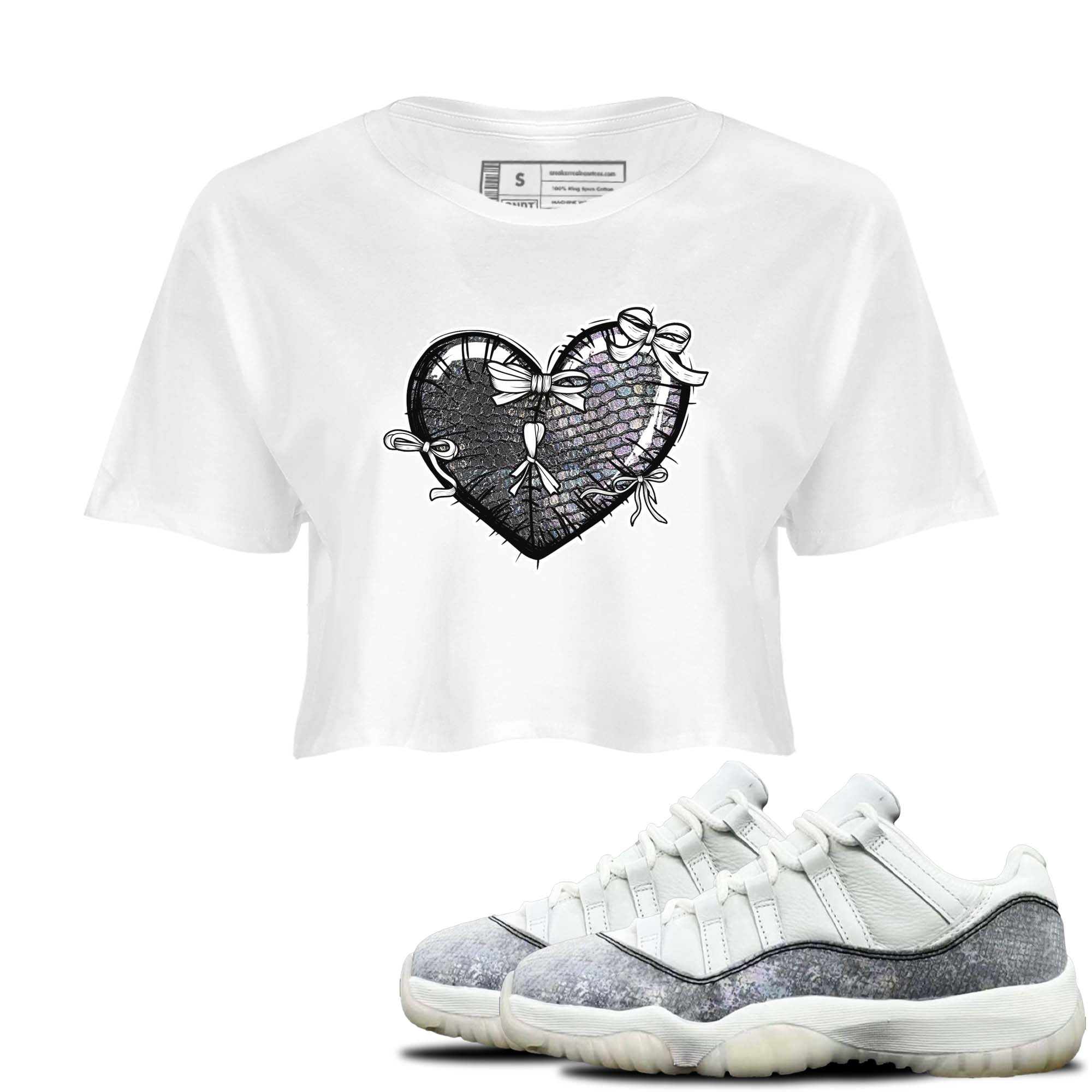 Heart With Ribbons snkmatch Women's Top - Air Jordan 11 Year Of The Snake