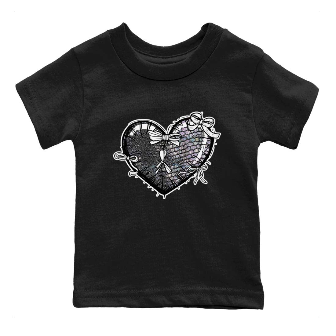 Heart With Ribbons snkmatch Tees Kids - Air Jordan 11 Year Of The Snake