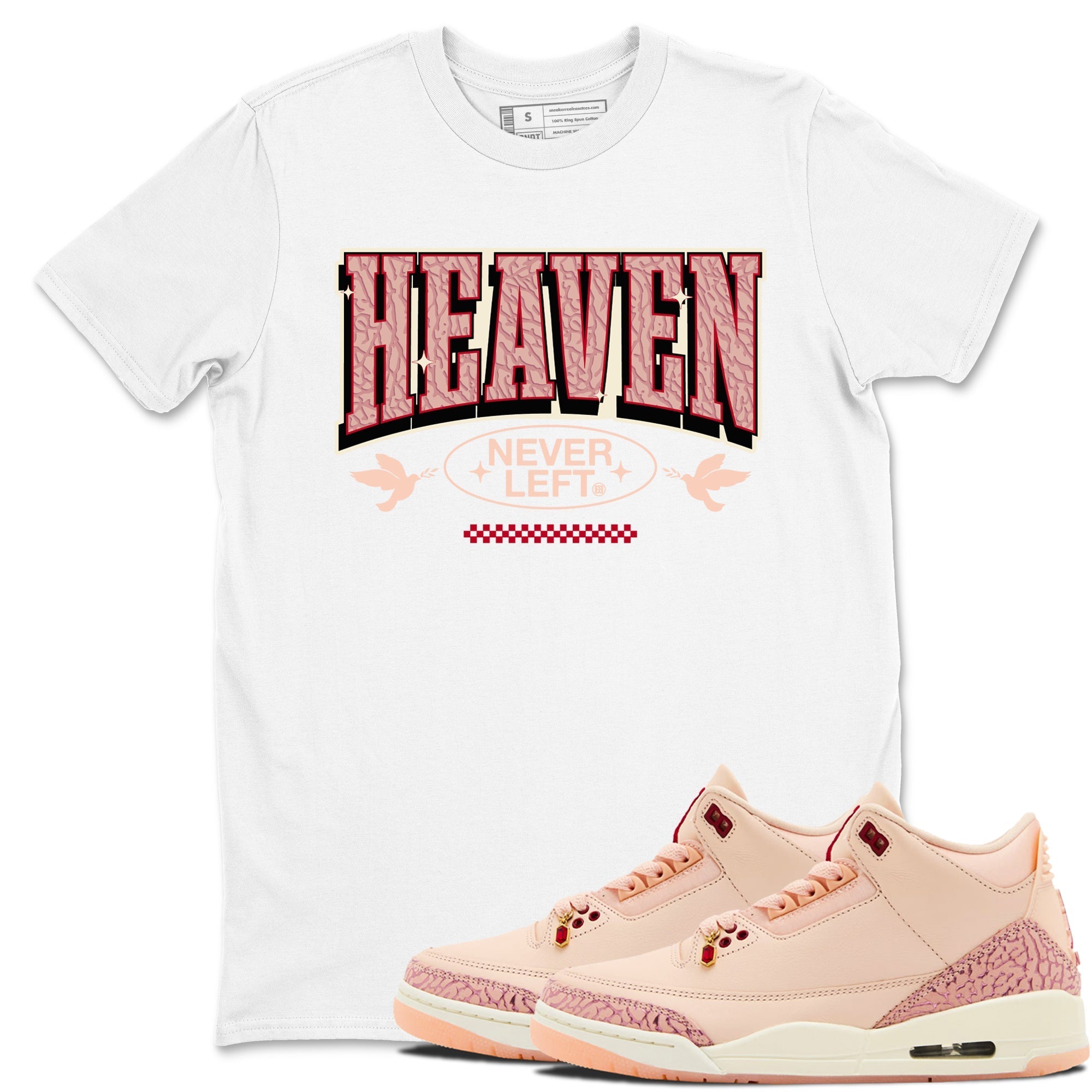 Heaven Never Left snkmatch Tees - Air Jordan 3 Valentines Day