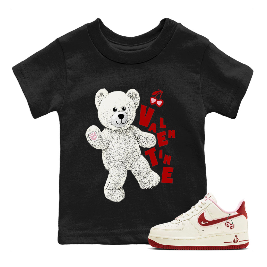 Hello Bear Kids Tops - Air Force 1 Valentines Day