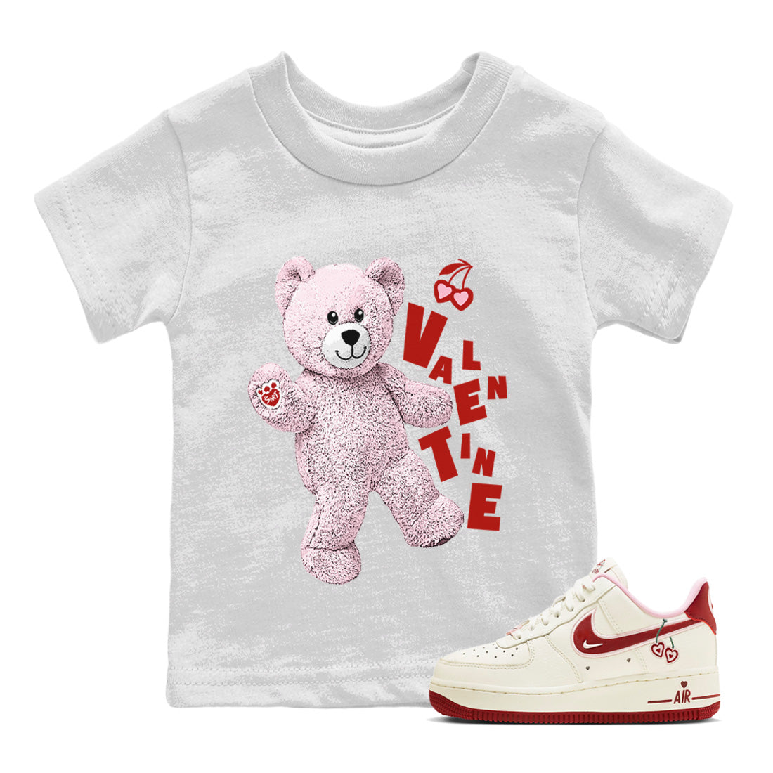 Hello Bear Kids Tops - Air Force 1 Valentines Day