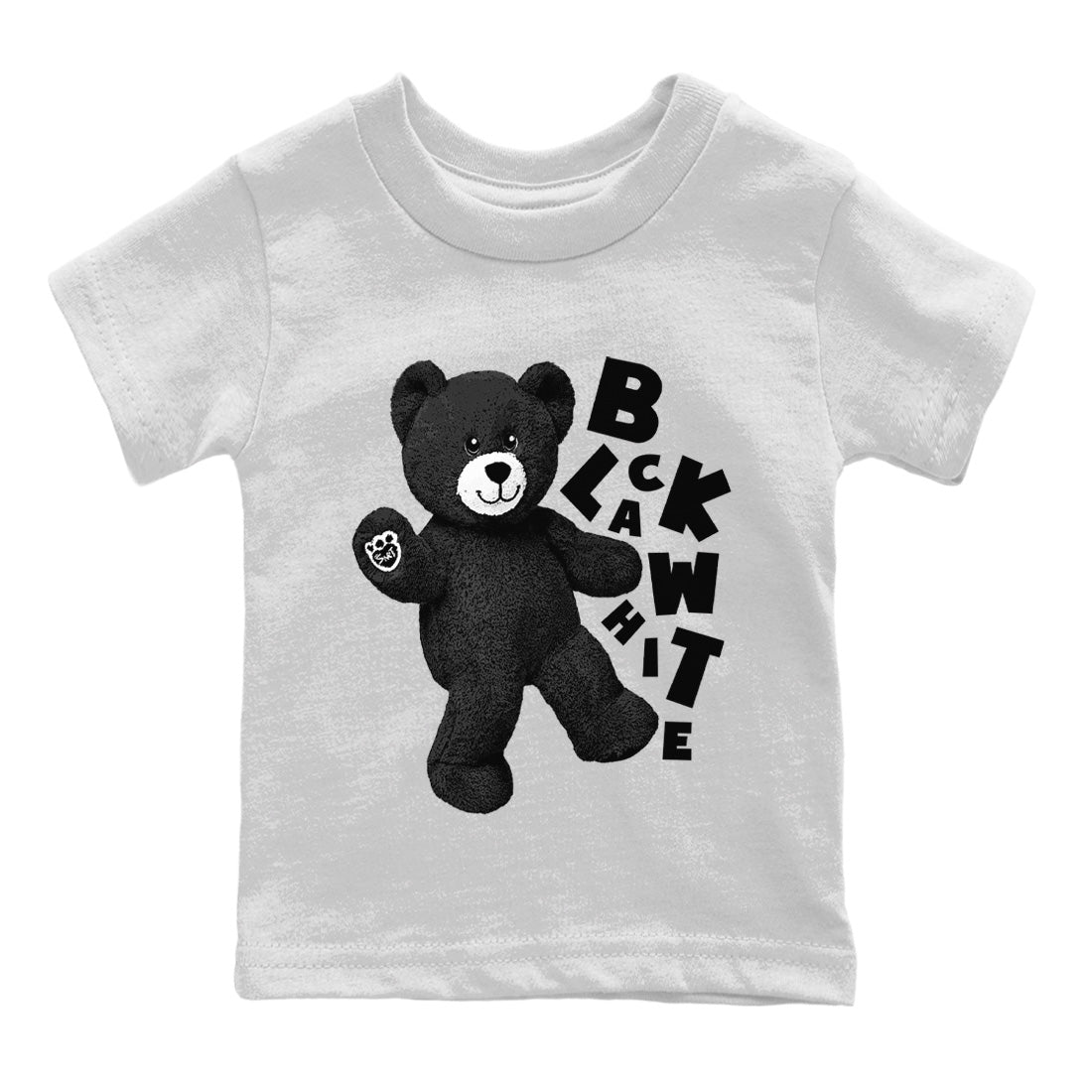 Hello Bear Kids Tops - Air Jordan 1 Black White
