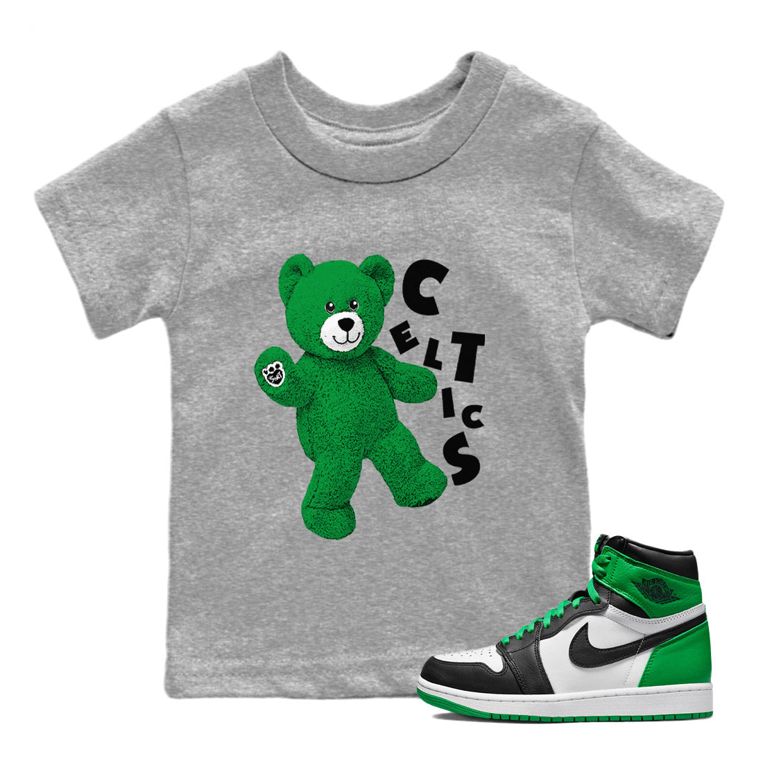 Hello Bear Kids Tops - Air Jordan 1 Celtics