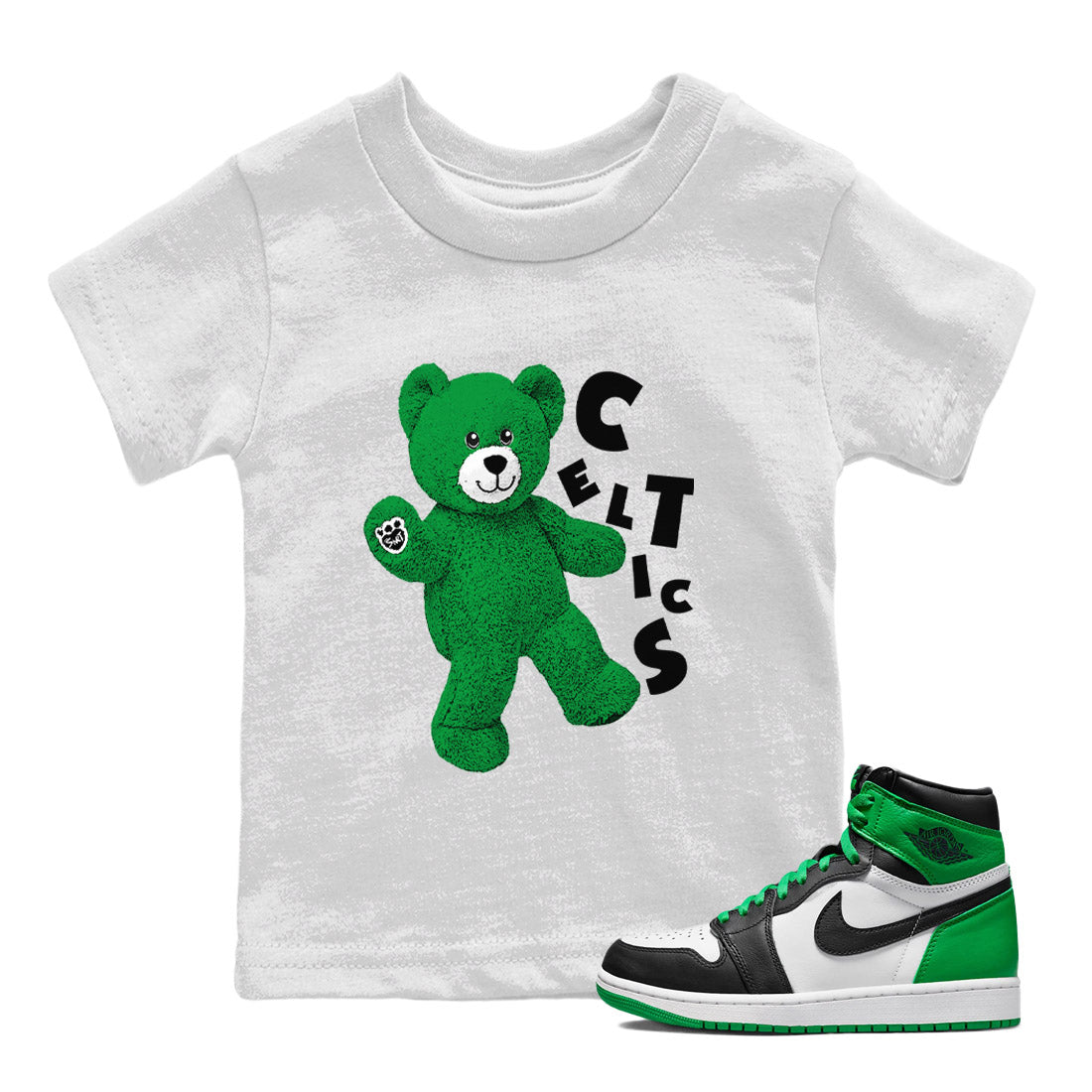 Hello Bear Kids Tops - Air Jordan 1 Celtics