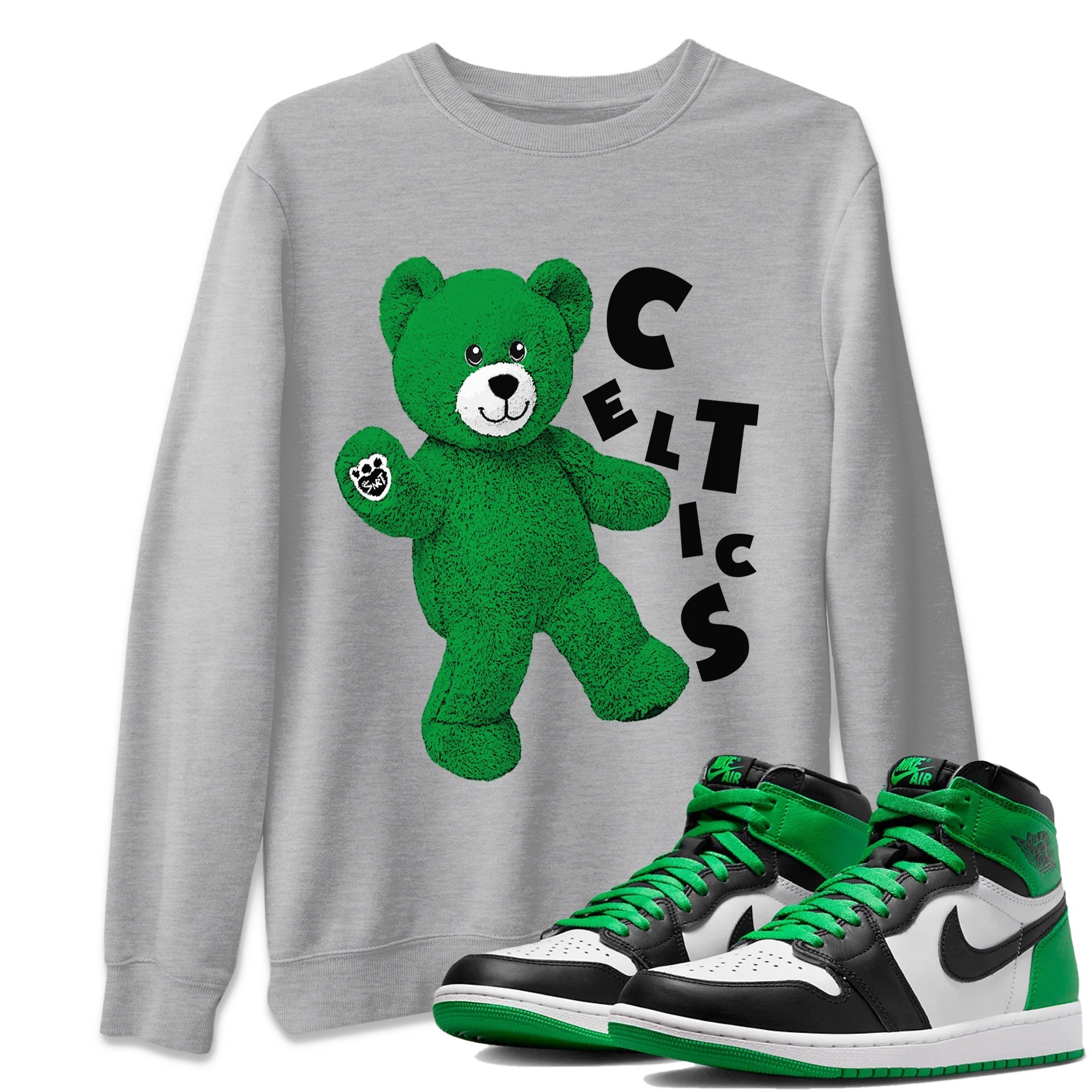 Hello Bear Unisex Tops - Air Jordan 1 Celtics