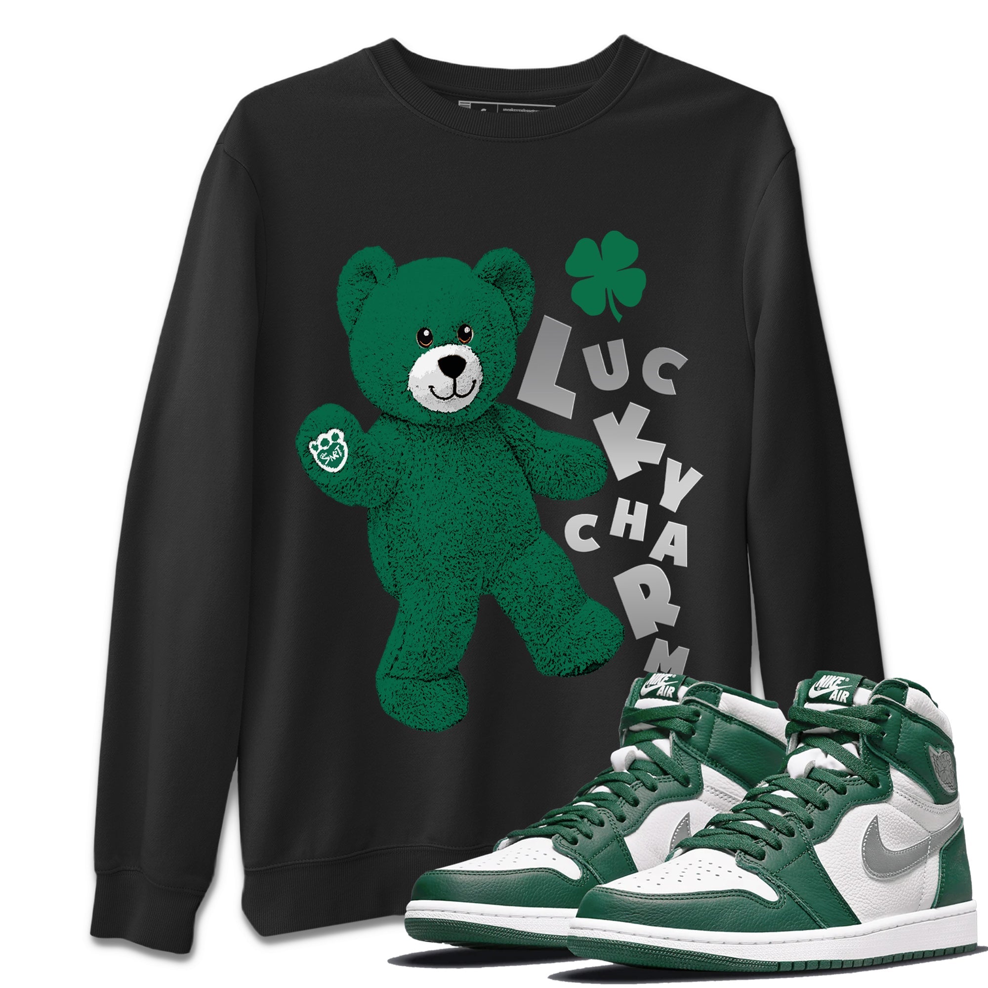 Hello Bear Unisex Tops - Air Jordan 1 Gorge Green