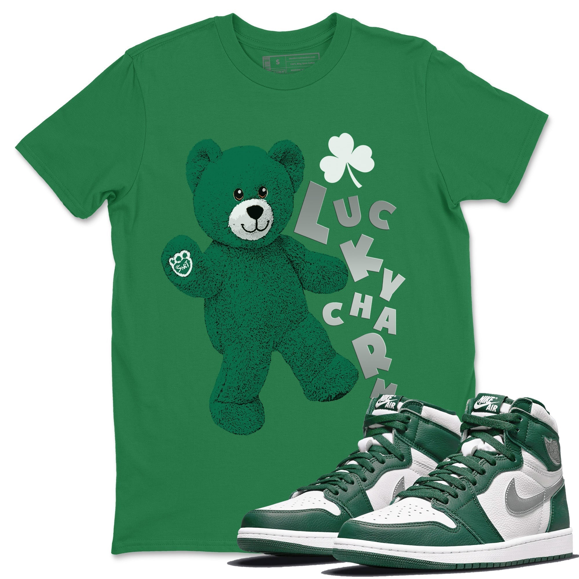Hello Bear Unisex Tops - Air Jordan 1 Gorge Green