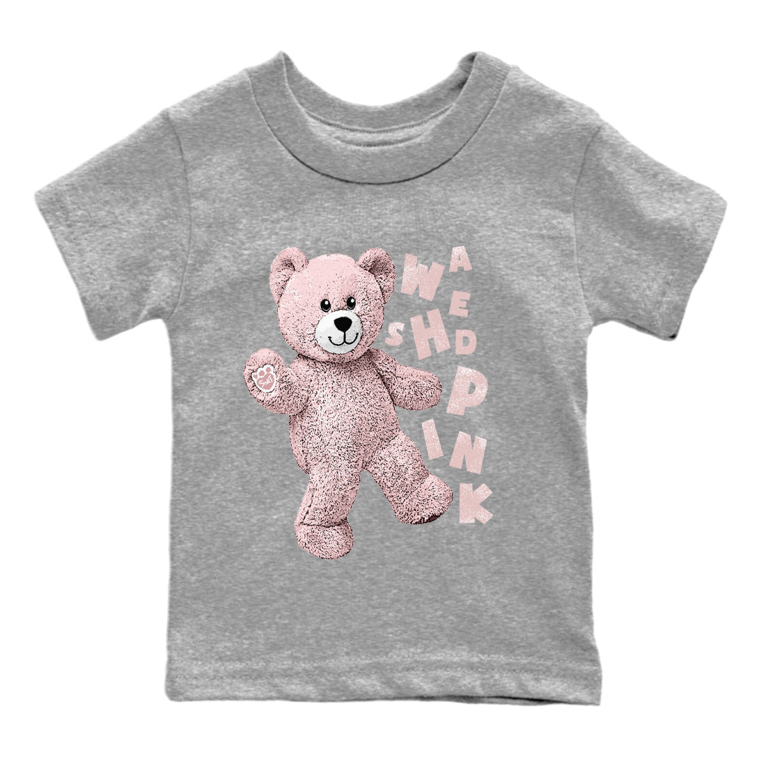Hello Bear Kids Tops - Air Jordan 1 Washed Pink