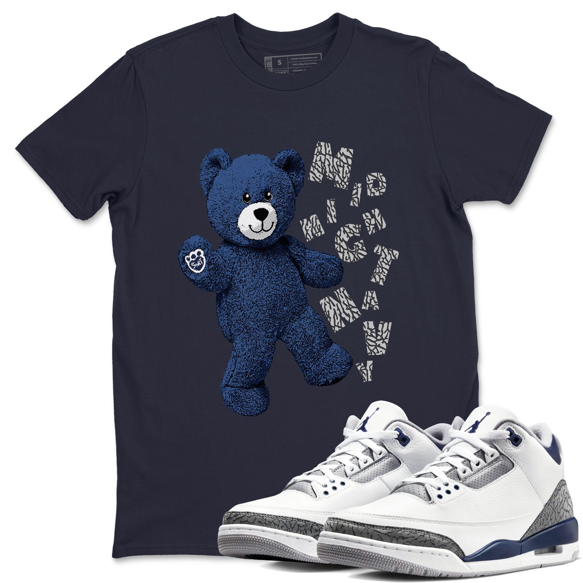 Hello Bear snkmatch Tees - Air Jordan 3 Midnight Navy 2023