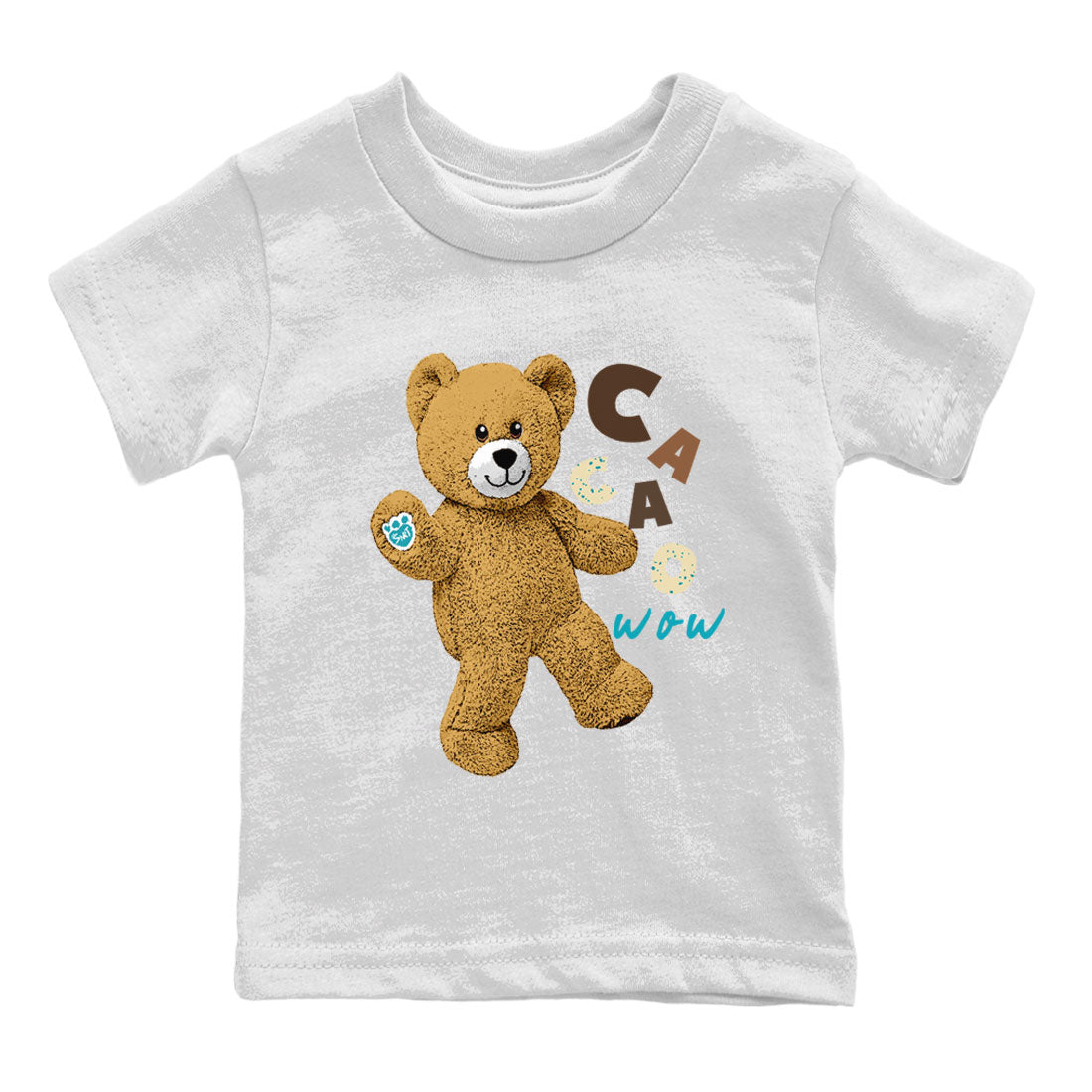 Hello Bear snkmatch Tee Kids - Air Jordan 4 Cacao Wow