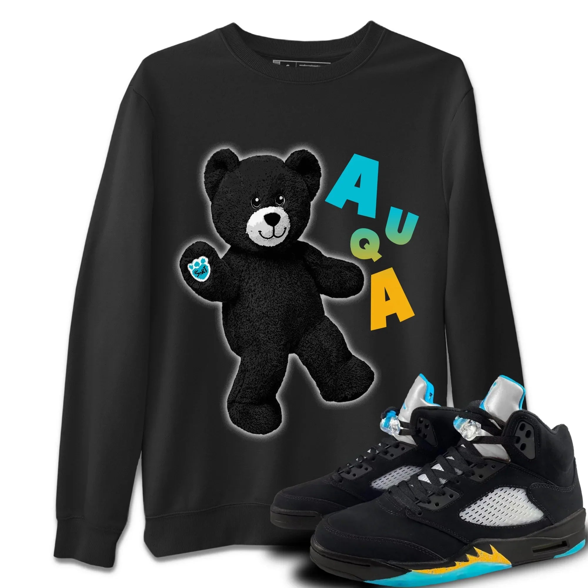 Hello Bear Unisex Tops - Air Jordan 5 Aqua