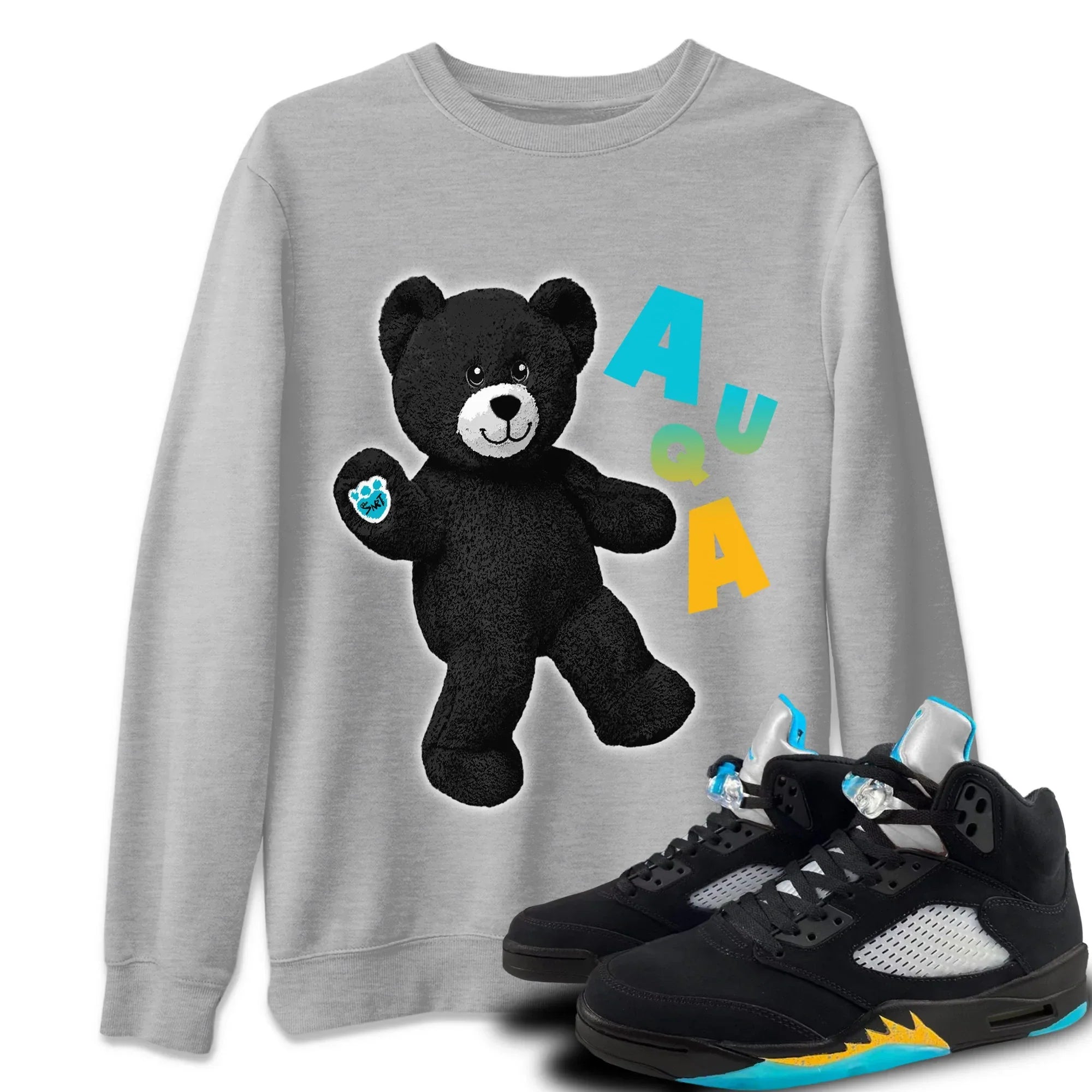 Hello Bear Unisex Tops - Air Jordan 5 Aqua