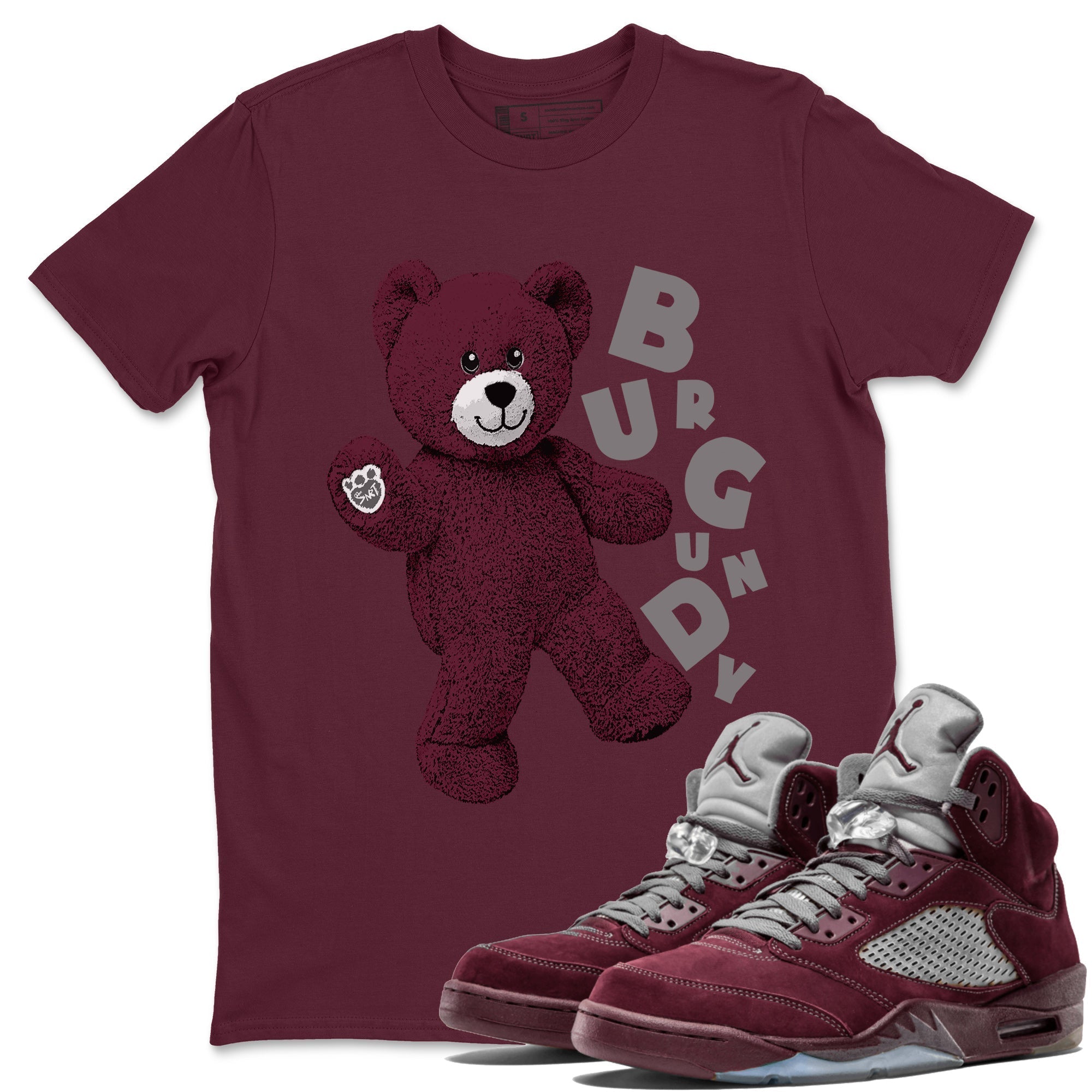 Hello Bear Unisex Tops - Air Jordan 5 Burgundy