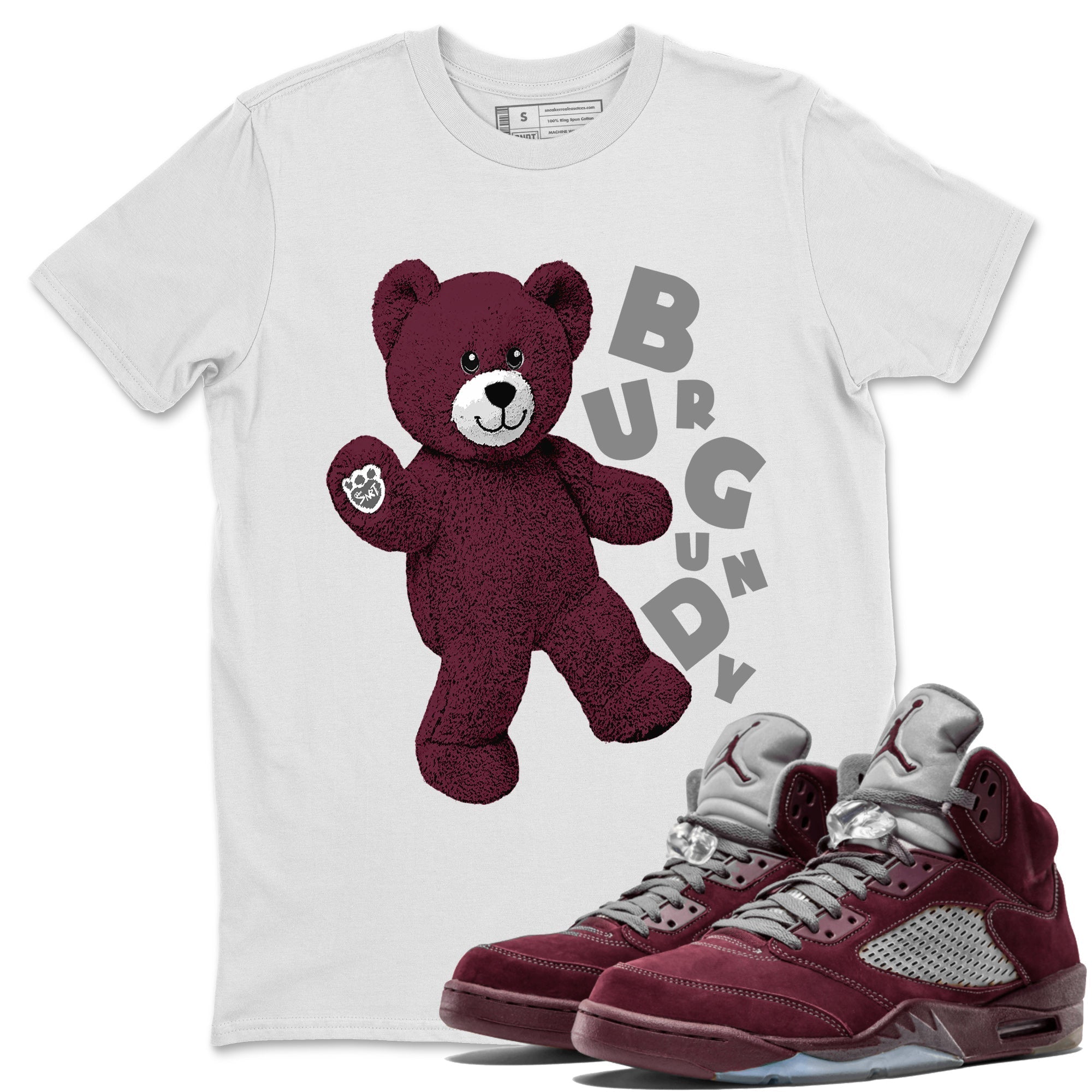 Hello Bear Unisex Tops - Air Jordan 5 Burgundy
