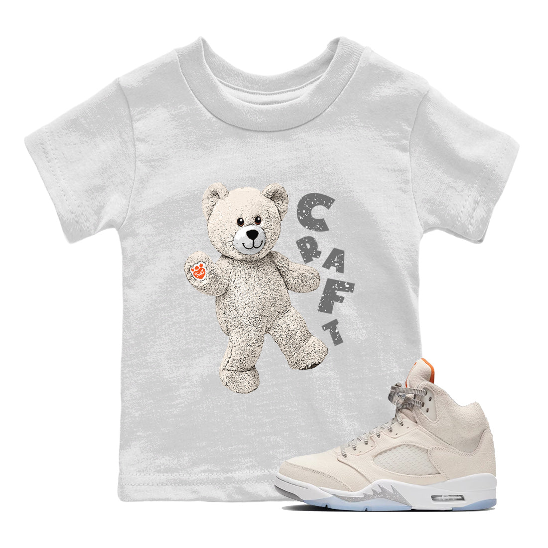 Hello Bear Kids Tops - Air Jordan 5 Craft