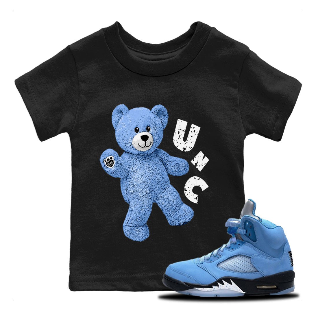 Hello Bear Kids Tops - Air Jordan 5 UNC