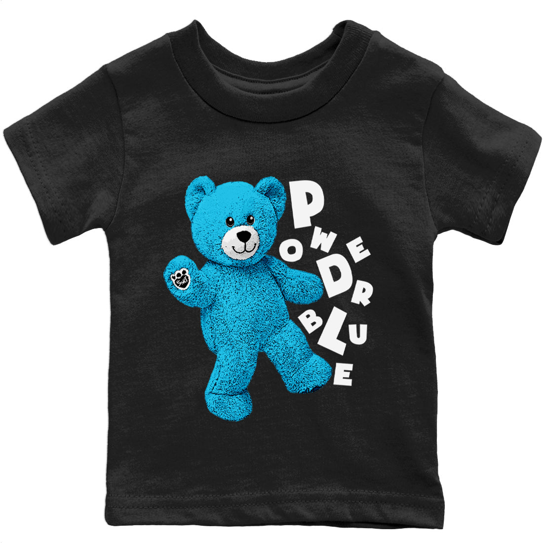 Hello Bear Kids Tops - Air Jordan 1 Powder Blue