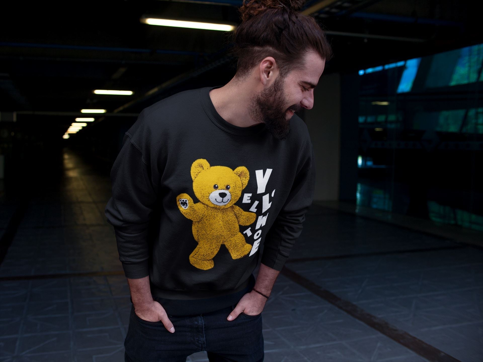 Hello Bear Unisex Tops - Air Jordan 1 Yellow Toe